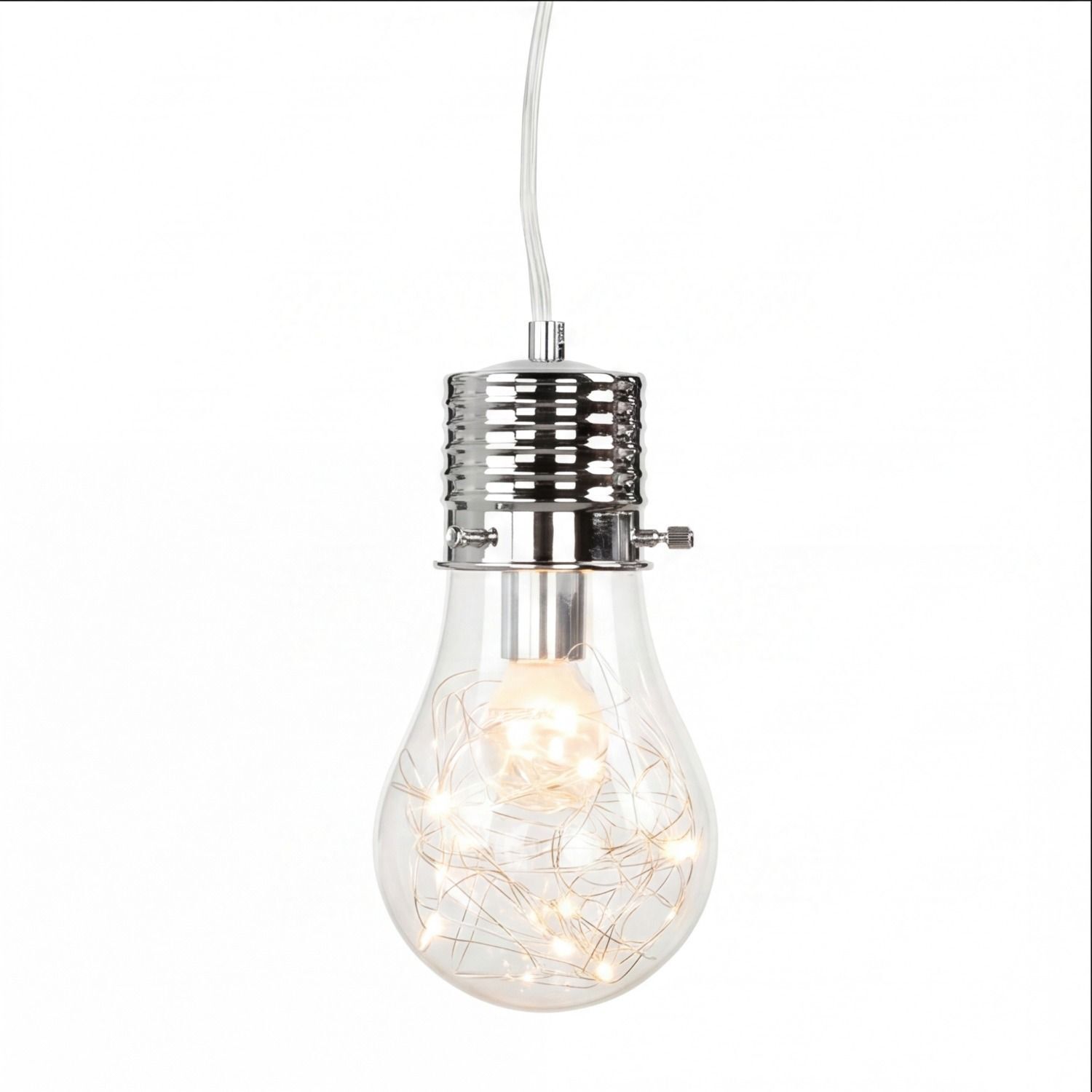 Hängelampe, Glühbirne, Lichtkette, Edison-Stil, Glaslampe