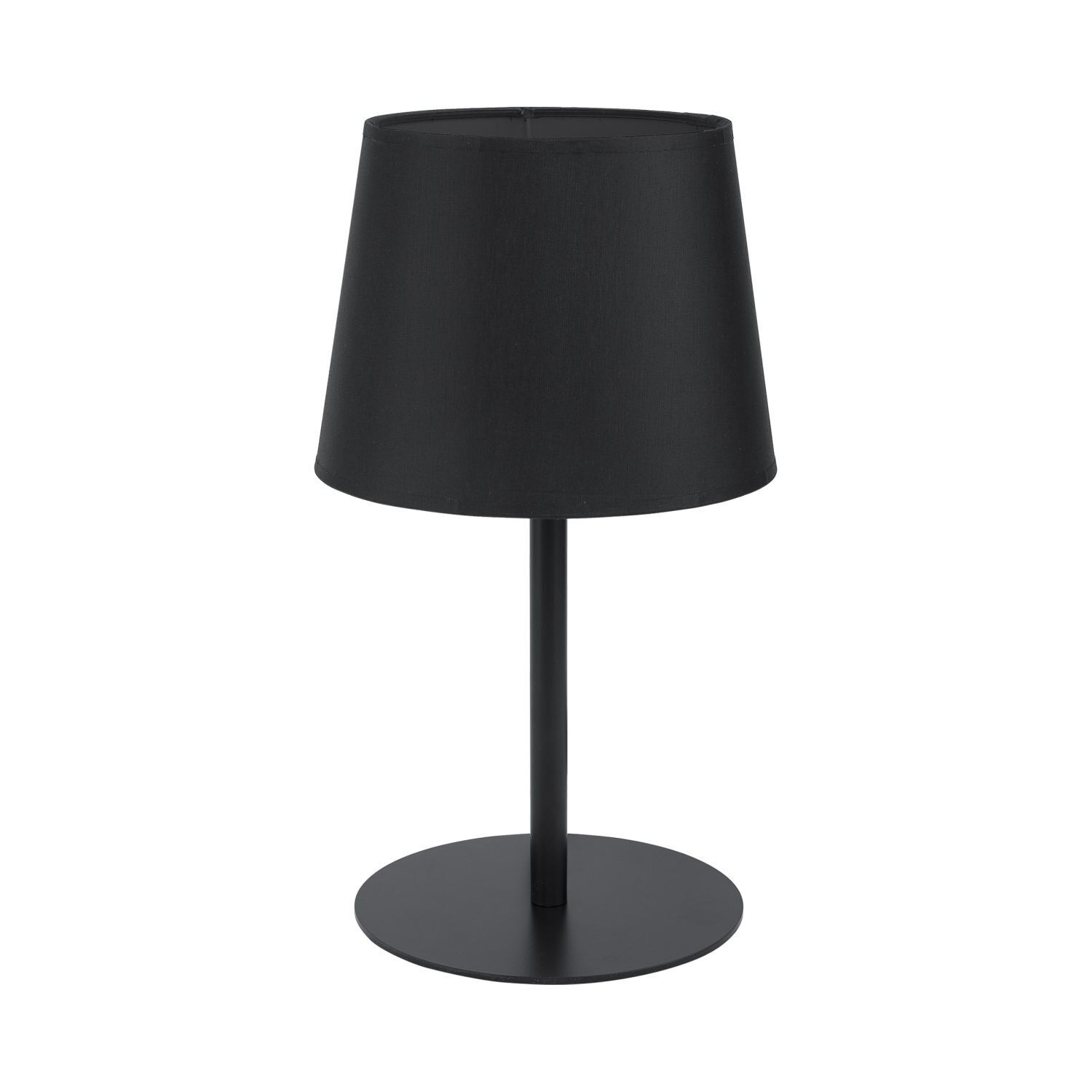 lampe, Tischlampe, schwarz, Metall, Schirm