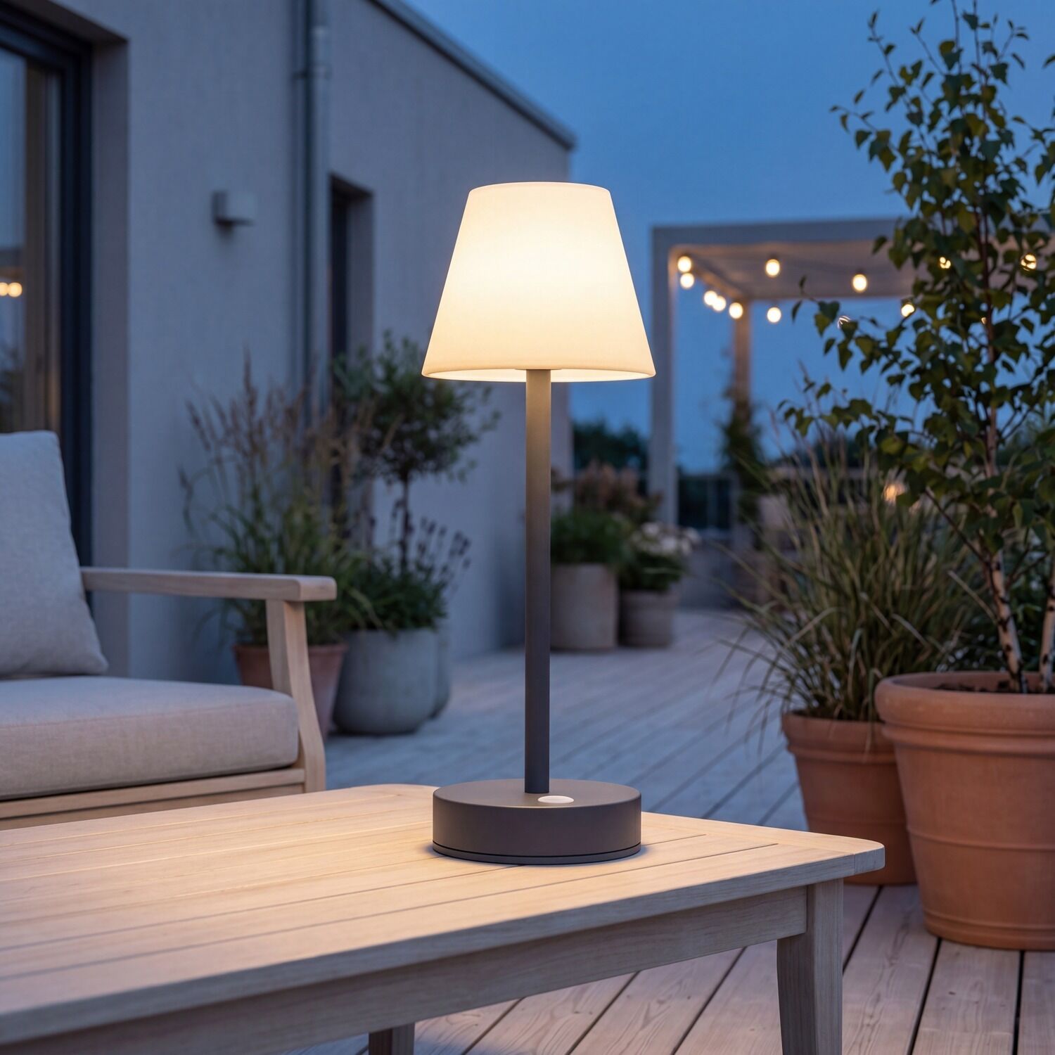 126692-led-aussenlampe-anthrazit-weiss-akku-tischleuchte-touch-dimmer-ip44-32-cm-hoch-4000-k-tragbar-kabellos-deko-tischlampe-garten-balkon-terrasse-1 Tischlampe, Stehlampe, Outdoor-Lampe, Tischbeleuchtung, LED-Lampe
