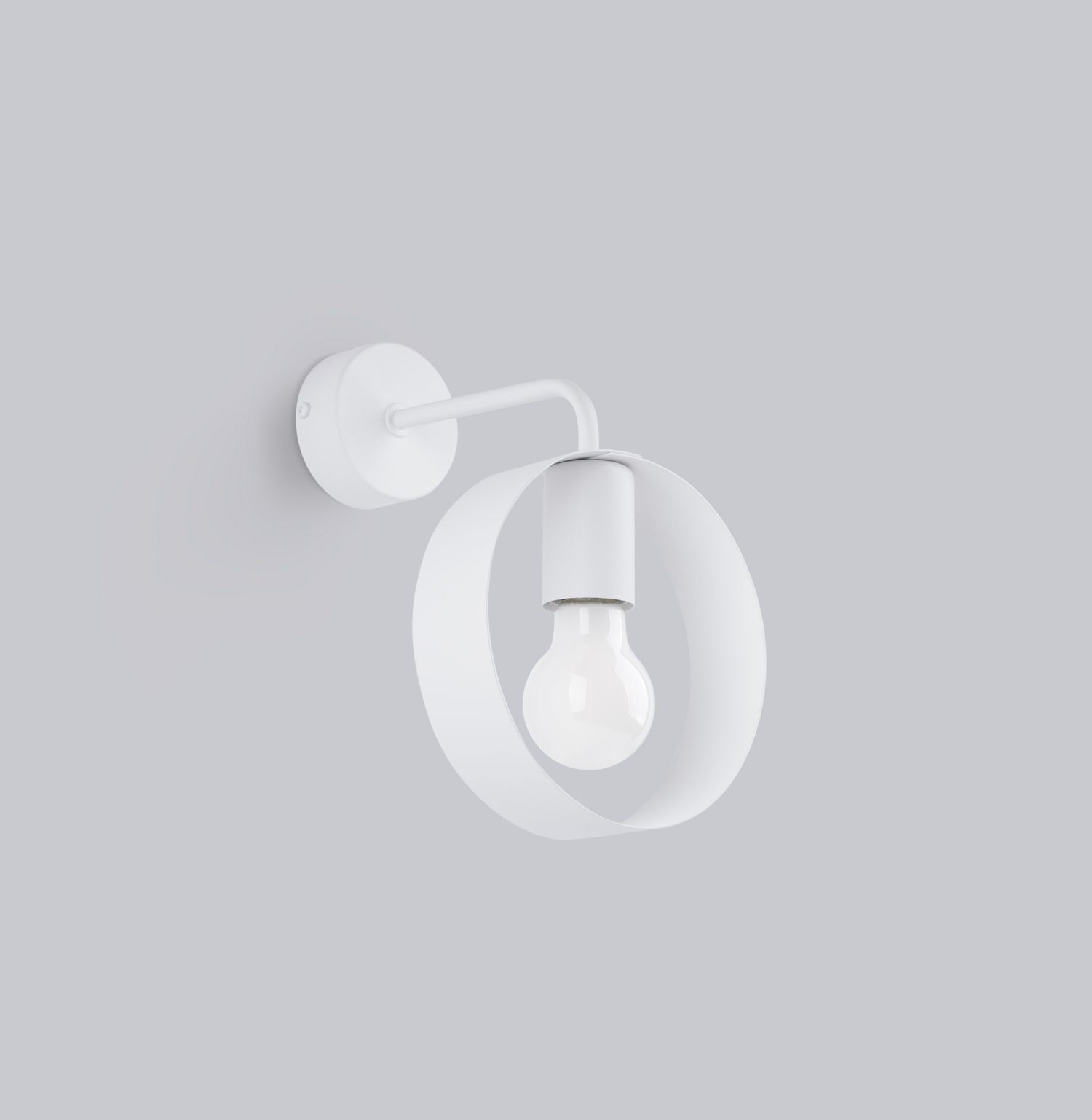 Applique murale Blanc Métal Moderne E27 décoratif HIAS