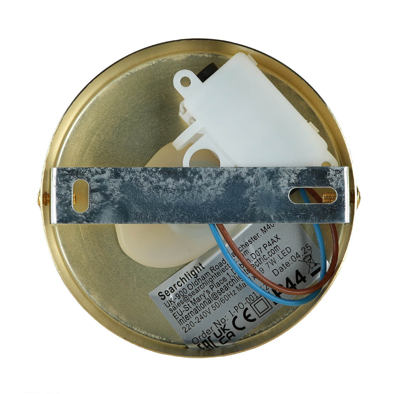 Applique en métal Abat-jour en verre G9 IP44 L:10 cm en laiton Applique en métal Abat-jour en verre G9 IP44 L:10 cm en laiton