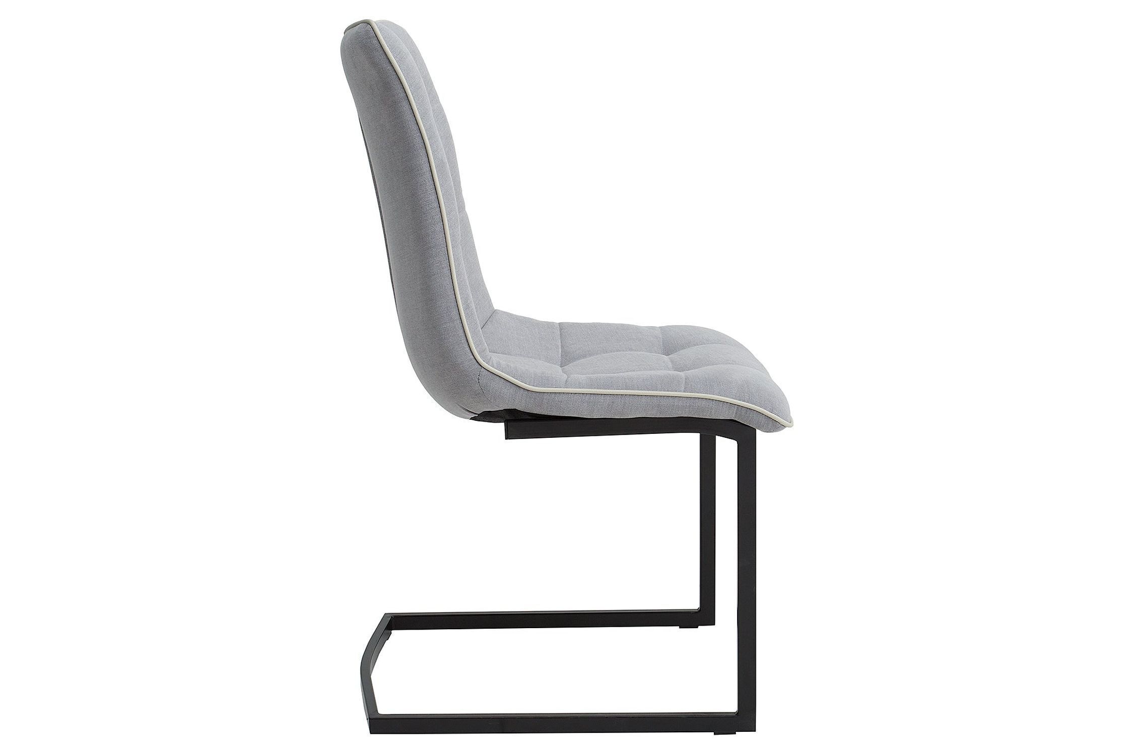 Chaise à bascule Tissu Métal gris noir sans accoudoirs Moebel, Kissen, Dekoration für Zuhause, Stuhl