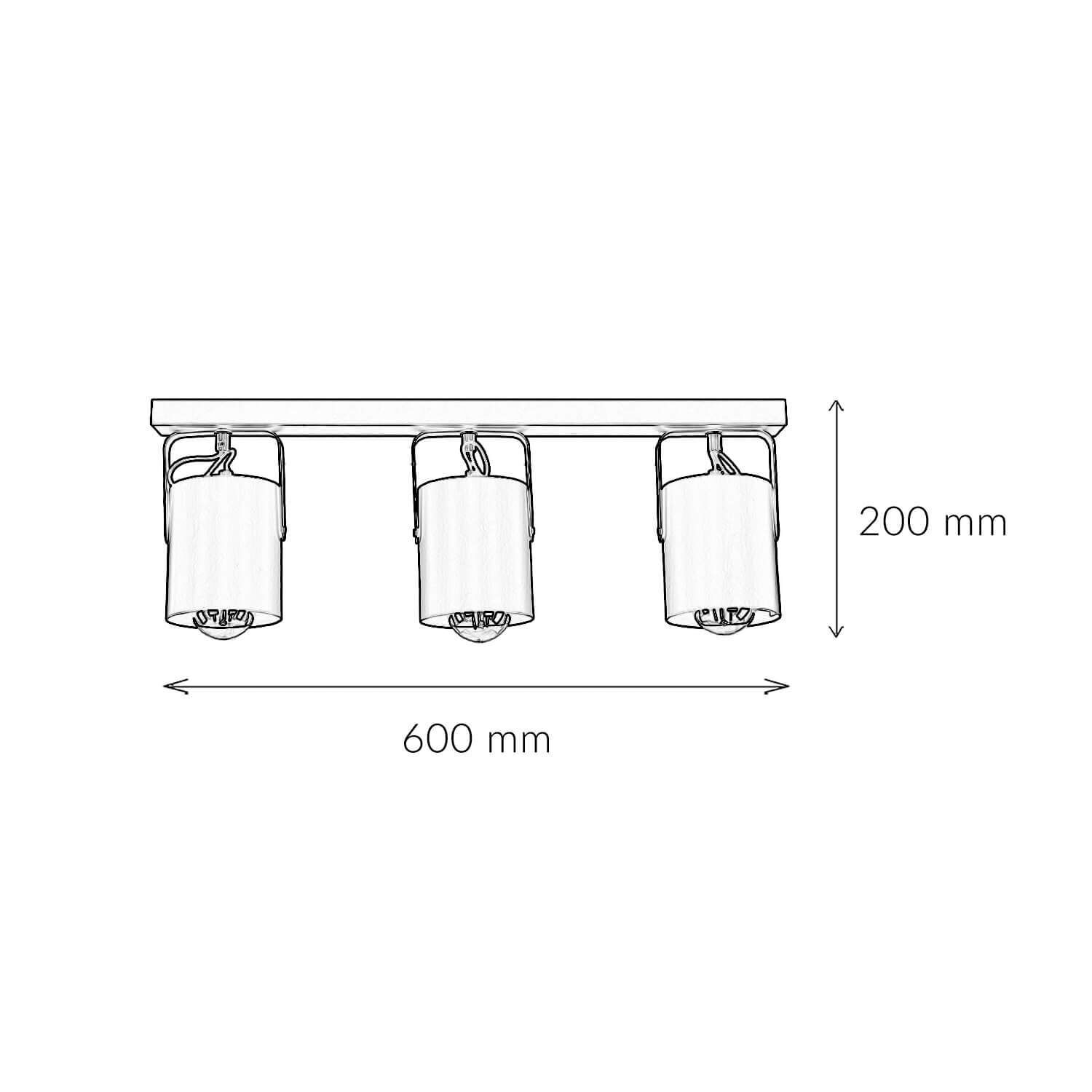 Deckenstrahler Schwarz 3 flmg E27 Diagramm, Handlung, Leuchte
