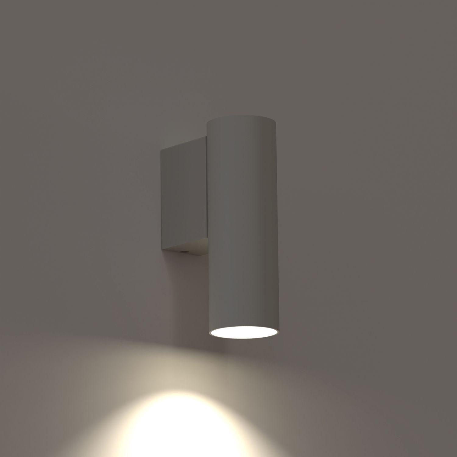 Applique GU10 R35 gris clair Métal Moderne Downlight intérieur
