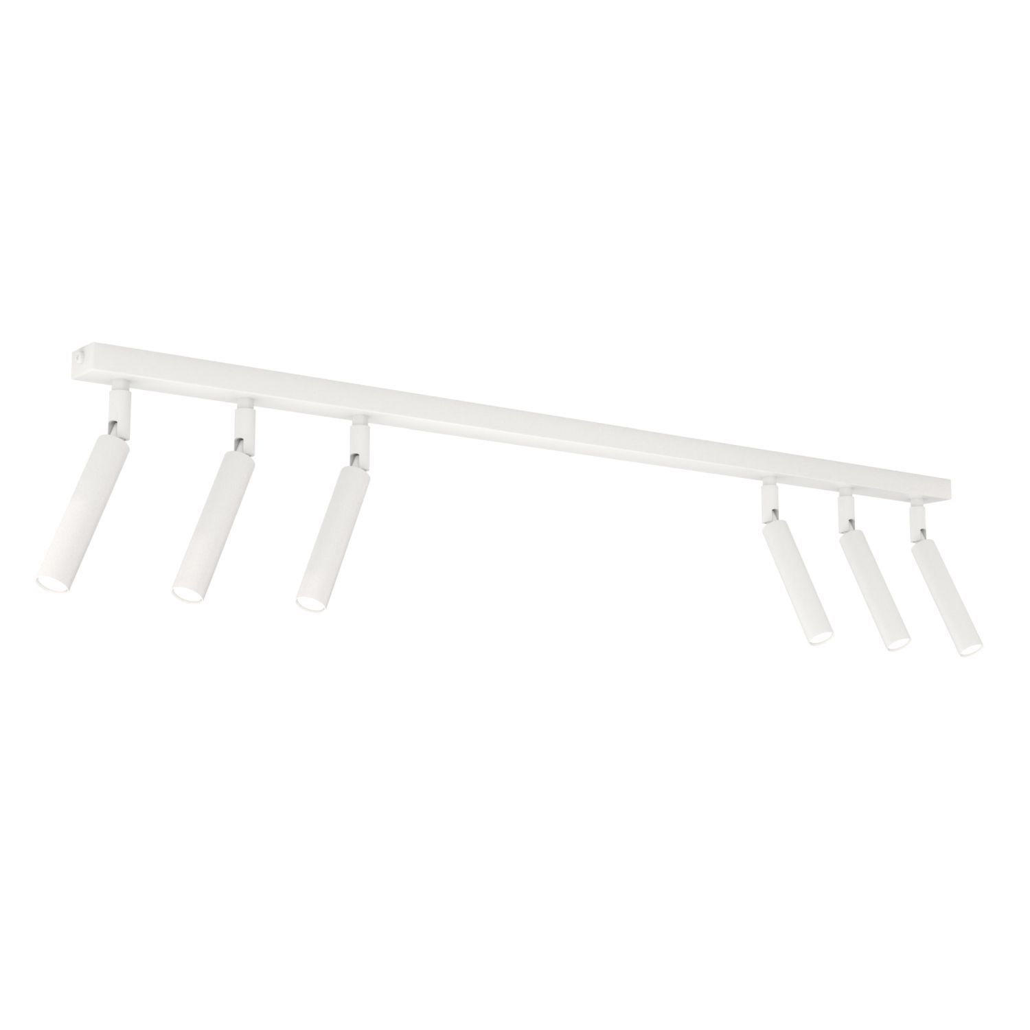 Spot de plafond flexible métal 90 cm allongé G9 blanc