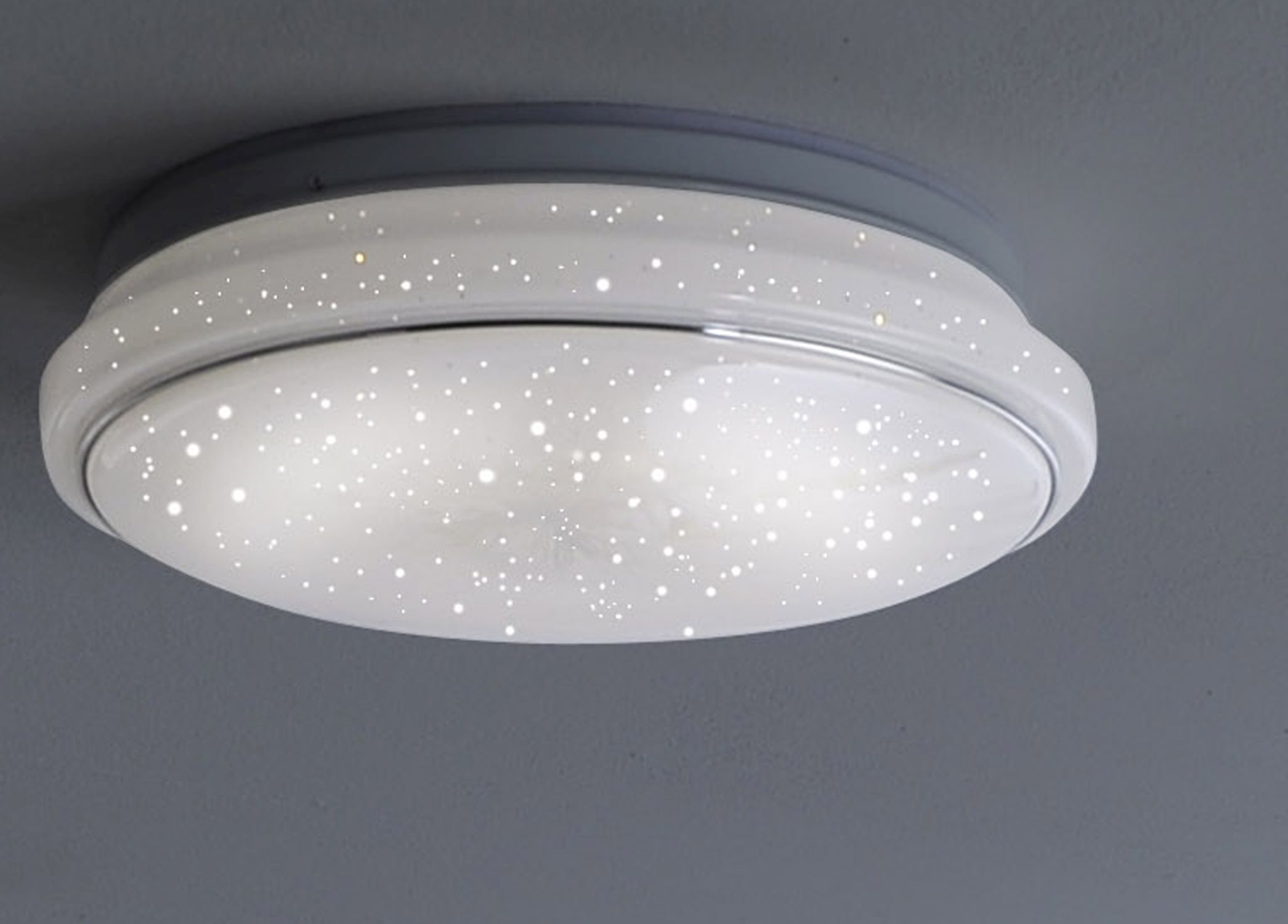 Plafonnier LED Ciel de nuit Timer Ø35 cm 3000-5000 K