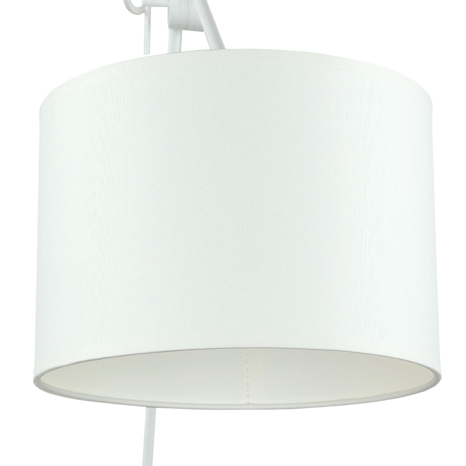 Loft Wandleuchte mit Schalter VIPER flexibel Weiß Lampe, Lampenschirm