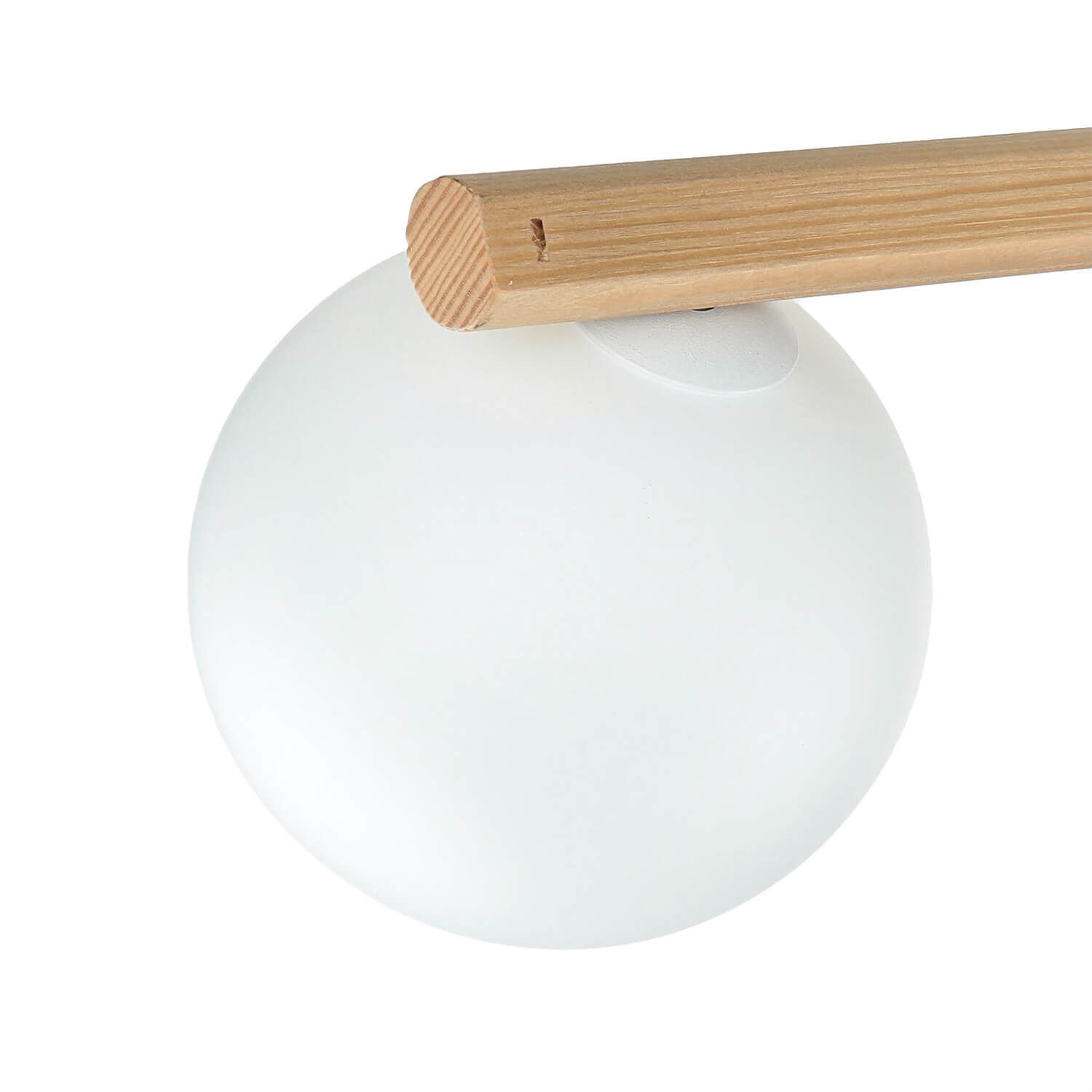Plafonnier à faible éblouissement en pin G9 L:47 cm allongé