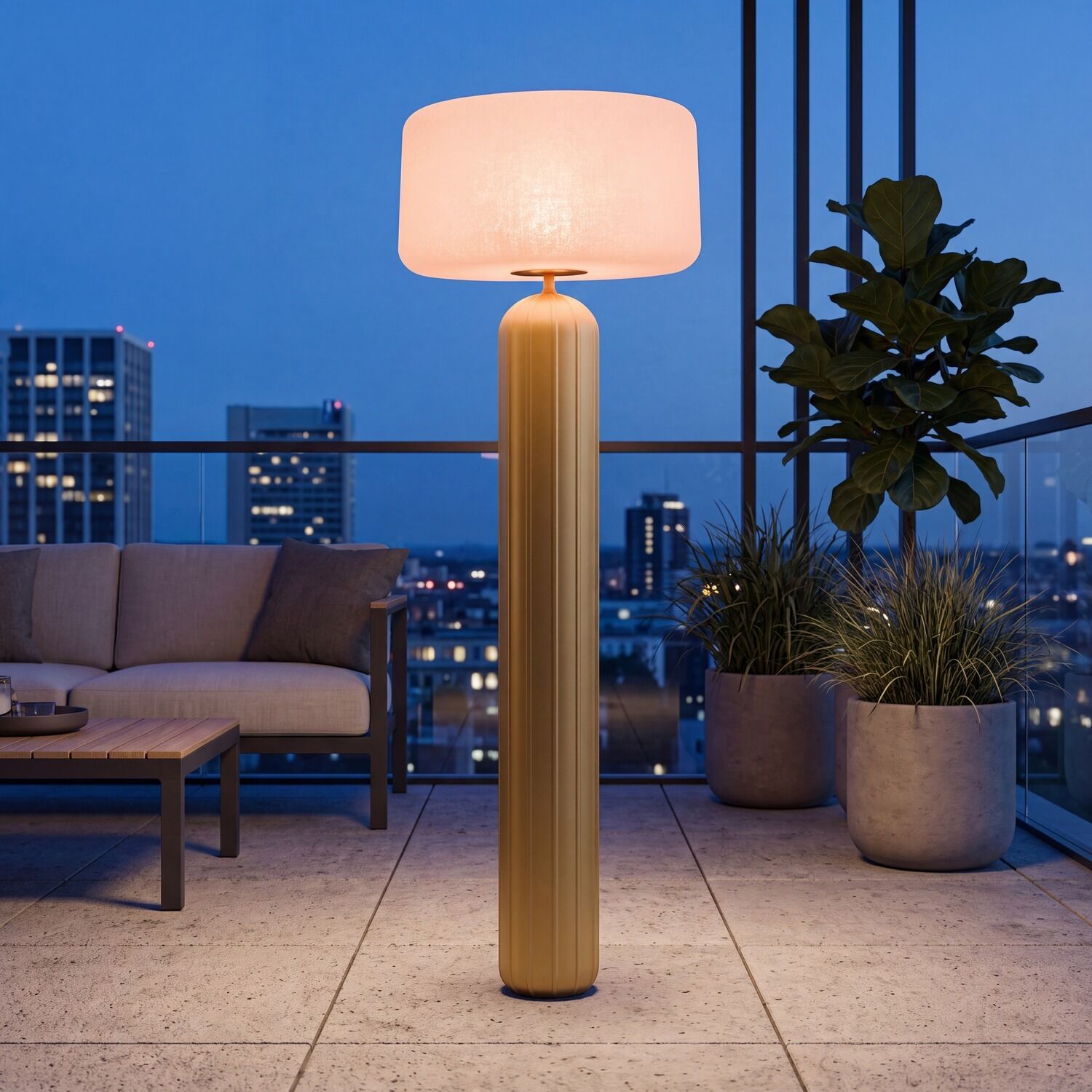 wegeleuchte-solarlampe-moderne-wegeleuchte-hiro-1x-led-mit-5w-leuchtmittel-inklusive-olivgruen-weiss-metall-polyethylen-lele141810-01 Tischleuchte, Stehleuchte, Goldfarbene Lampe, Wohnzimmerbeleuchtung, Rundschirmlampe