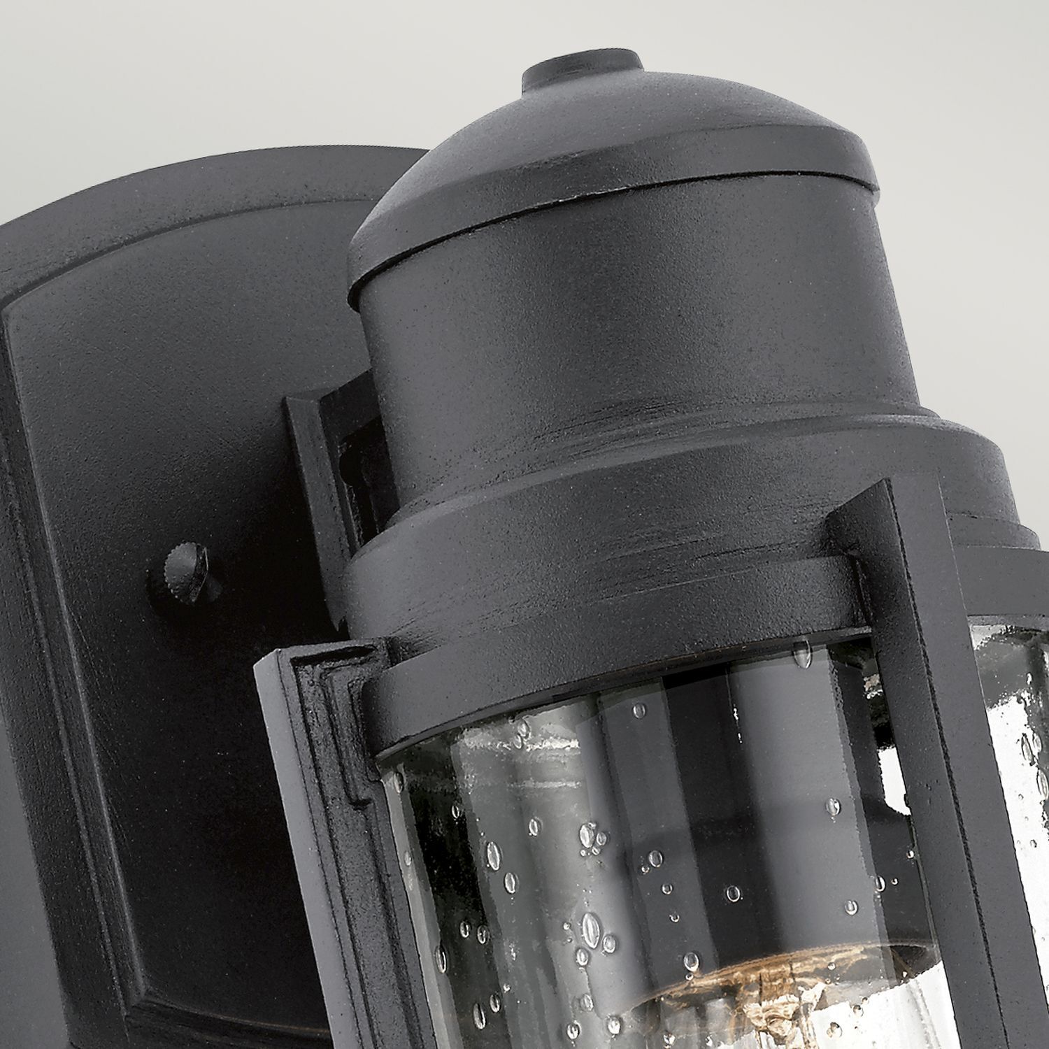 Lampe d'extérieur IP44 noir E27 Maritim Wand LERA