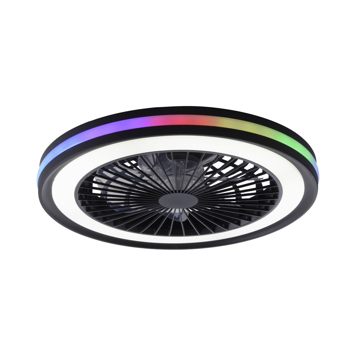 Lampe de plafonnier LED Ventilateur Télécommande RGB dimmable Lampe de plafonnier LED Ventilateur Télécommande RGB dimmable
