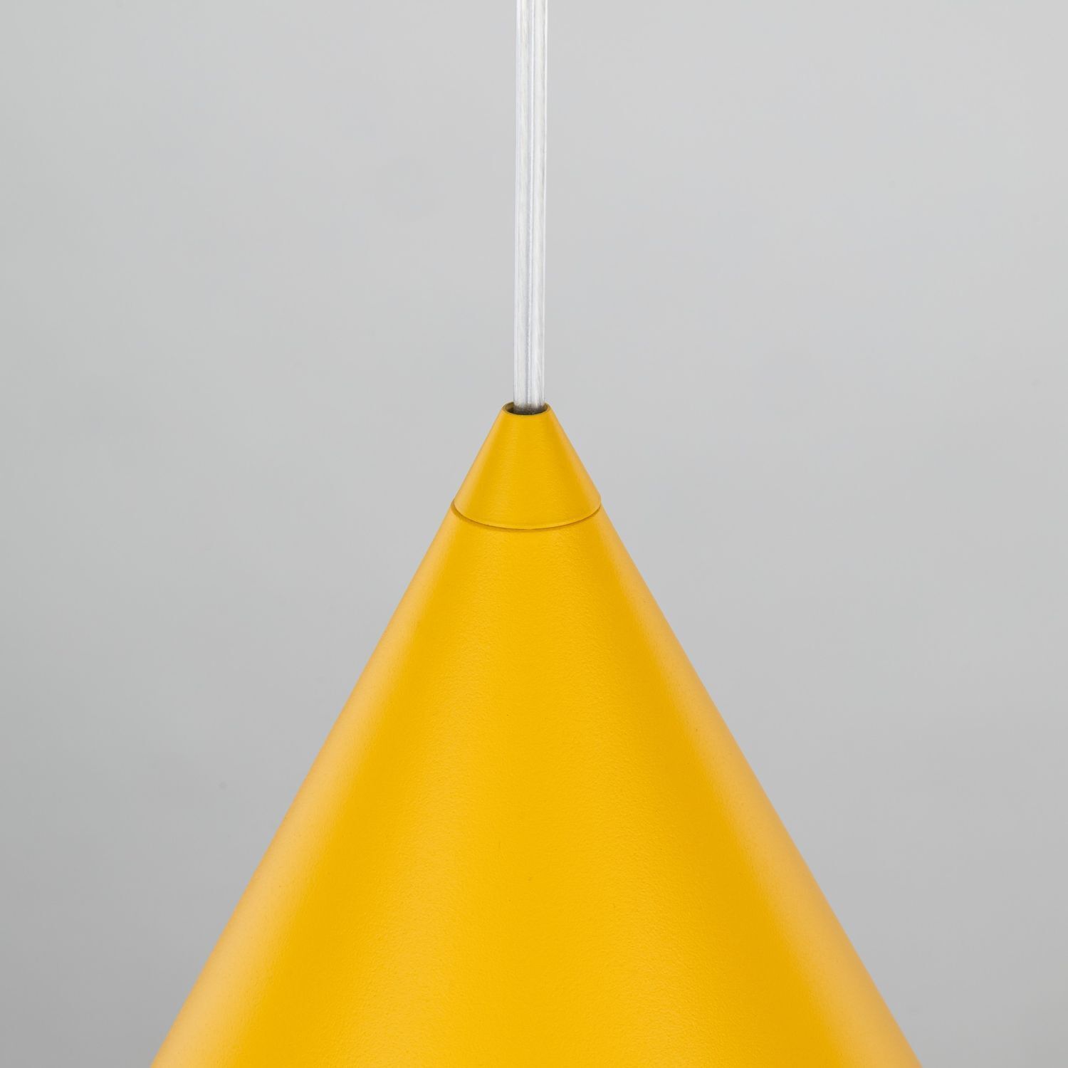 Lampe à suspendre jaune métal E27 Ø 25 cm H : max. 160 cm réglable