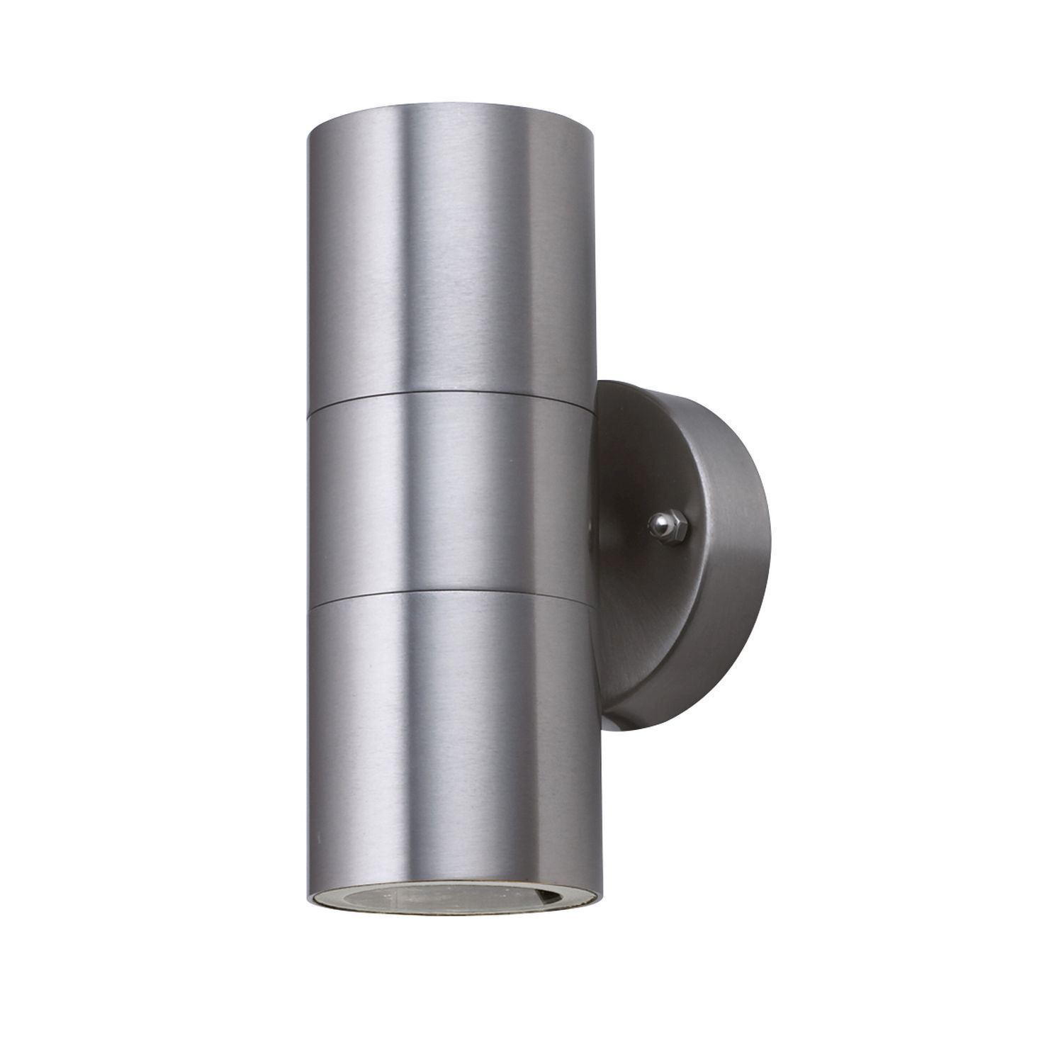 Up Down Applique extérieure acier IP44 GU10 H:16 cm 2-flmg