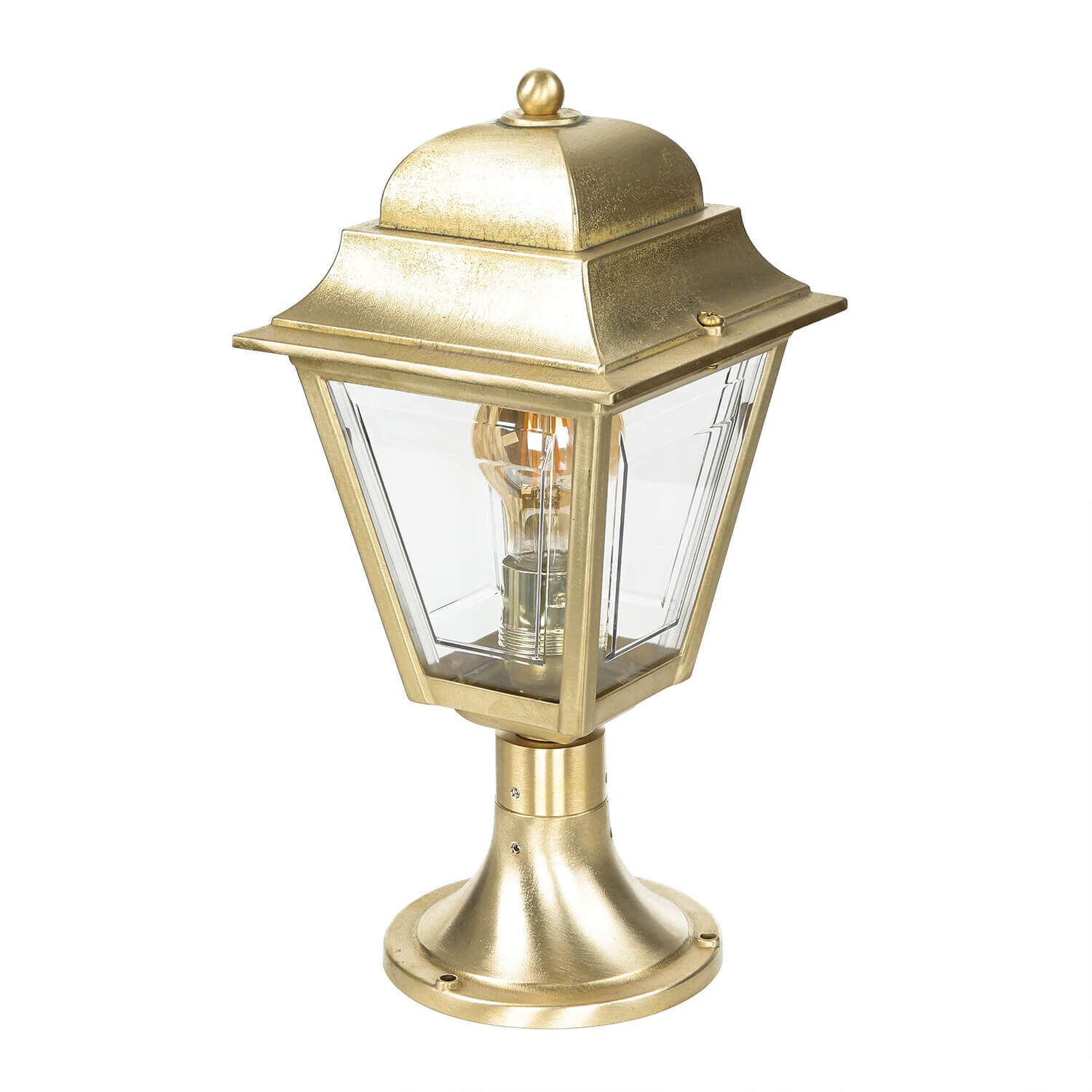 Lampadaire PAXI Laiton H:39cm Rustique Chemin de jardin