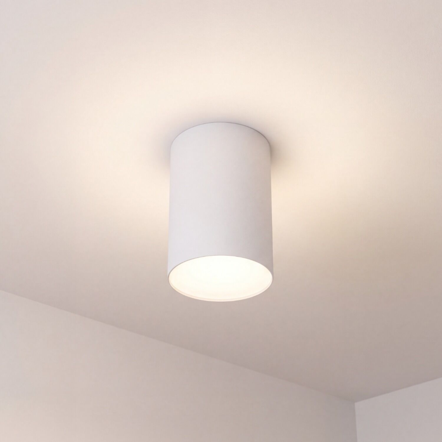 spots-wohnzimmerbeleuchtung-buerobeleuchtung-point-1x-e27-bis-20-w-weiss-fuer-wohnzimmer-flur-arbeitszimmer-modern-no6528-01 Deckenleuchte, Wunschleuchte, Rundschirm, White, Beleuchtung