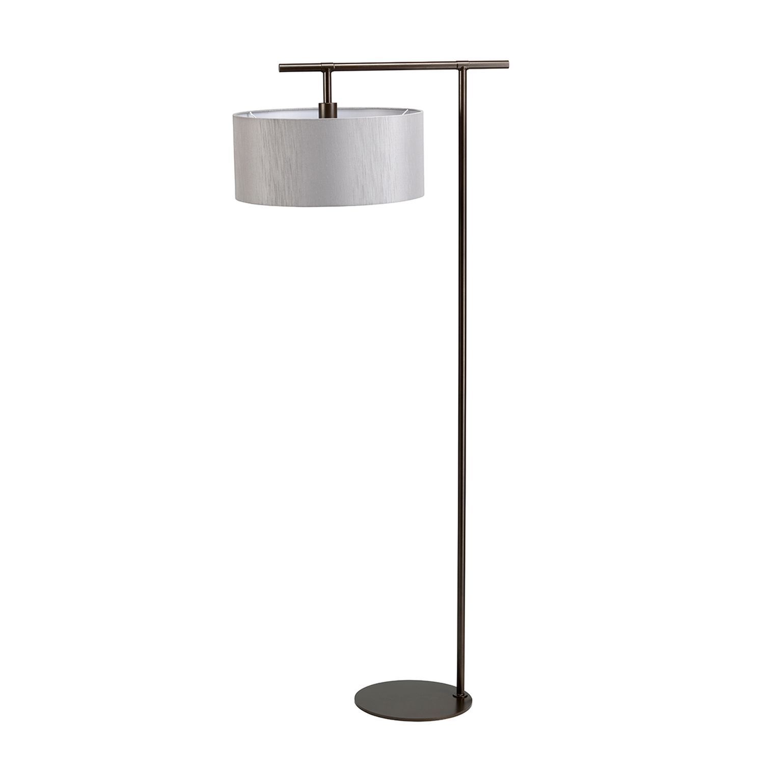 Lampadaire Gris 162cm tissu salon loft design