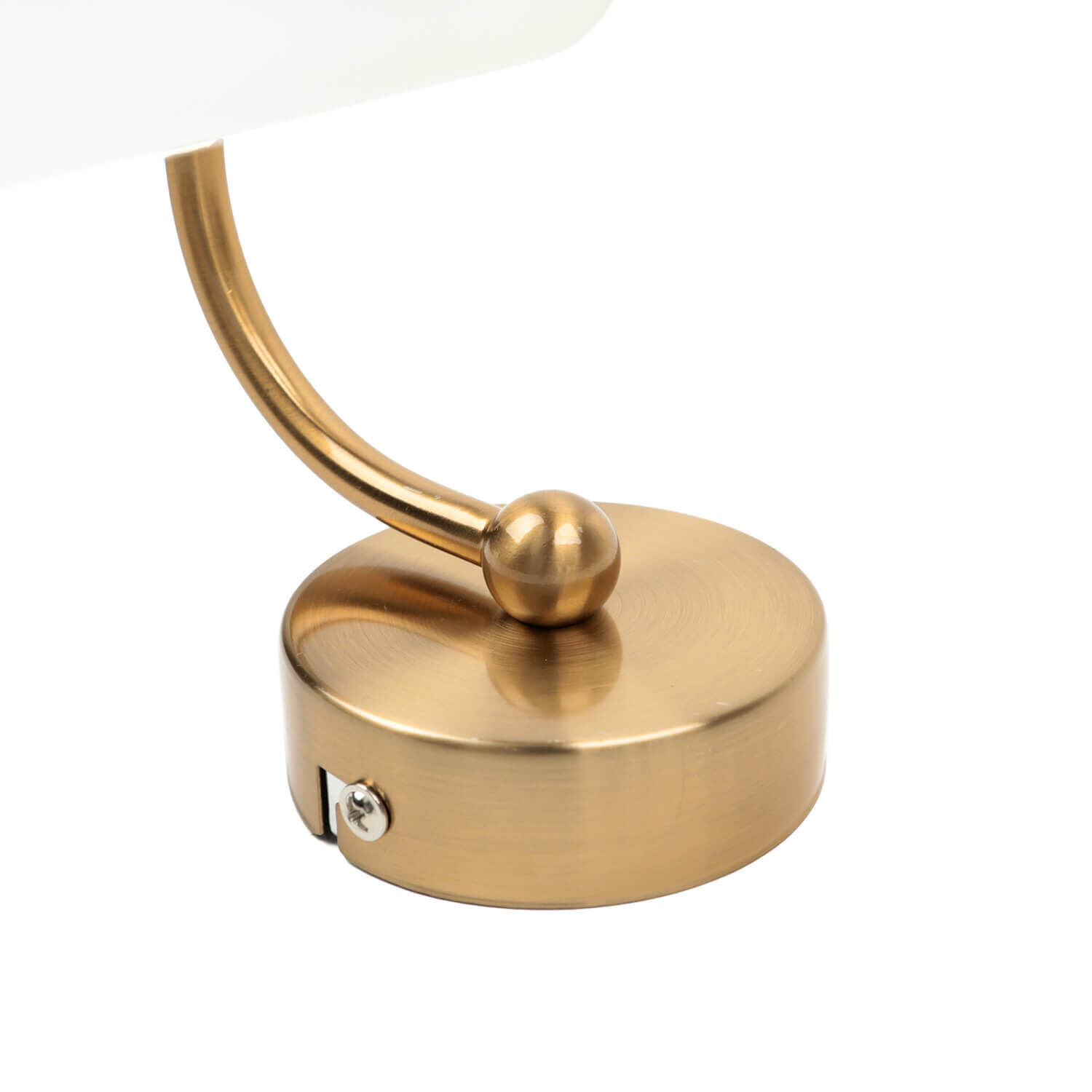 Spiegelleuchte Bad in Messing CONNERS Lampe, Bronze, Rauchrohr