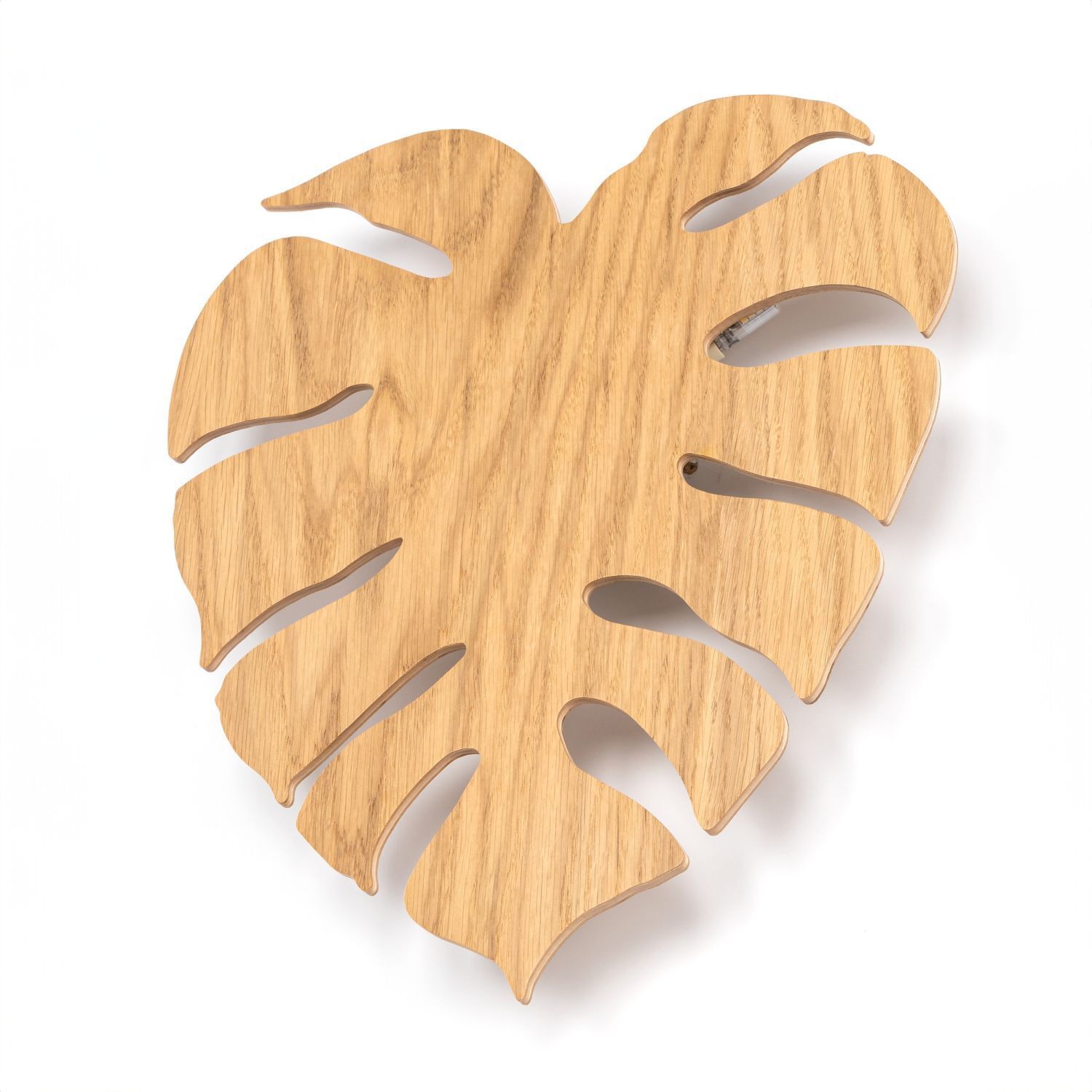 Applique décorative en bois Feuille lumière indirecte H : 40 3x G9