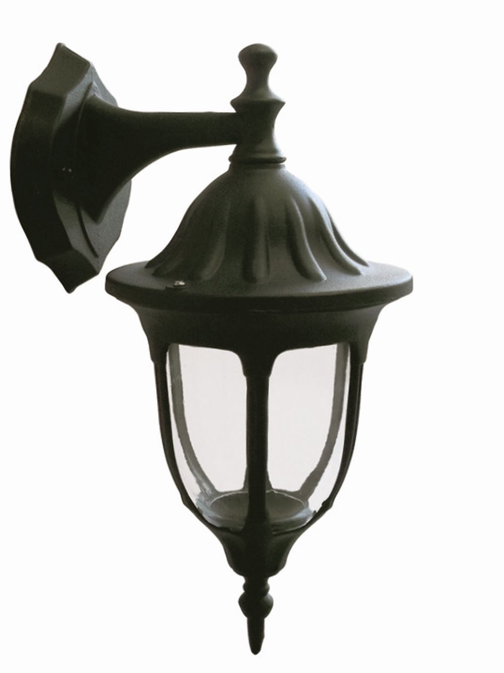 Lampe murale d'extérieur Aluminium IP44 Noir Rustique