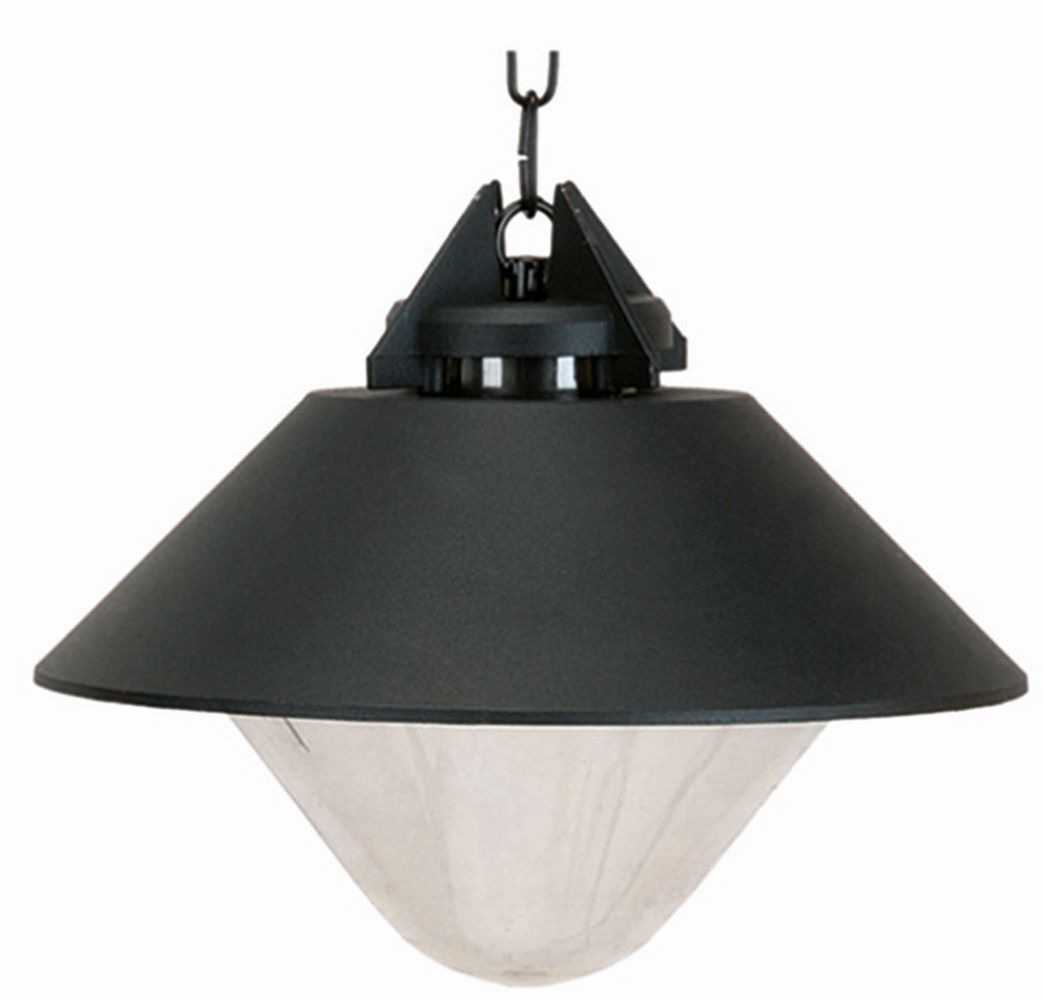 Suspension d'extérieur Noir Ø32cm rond IP44 Rustique