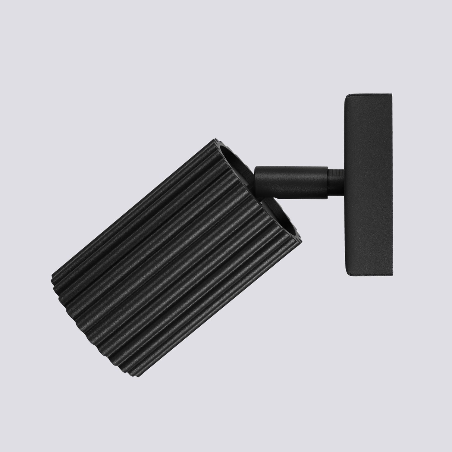 Applique murale noire GU10 Moderne L : 8 cm petite orientable