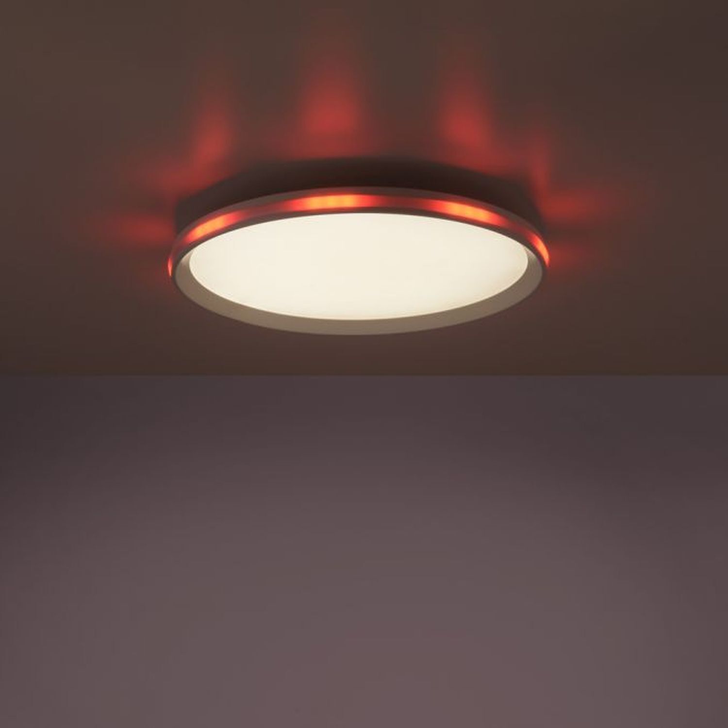 Lampe de plafonnier moderne LED lumière RGB Ø45 cm 2800 lm 22 W
