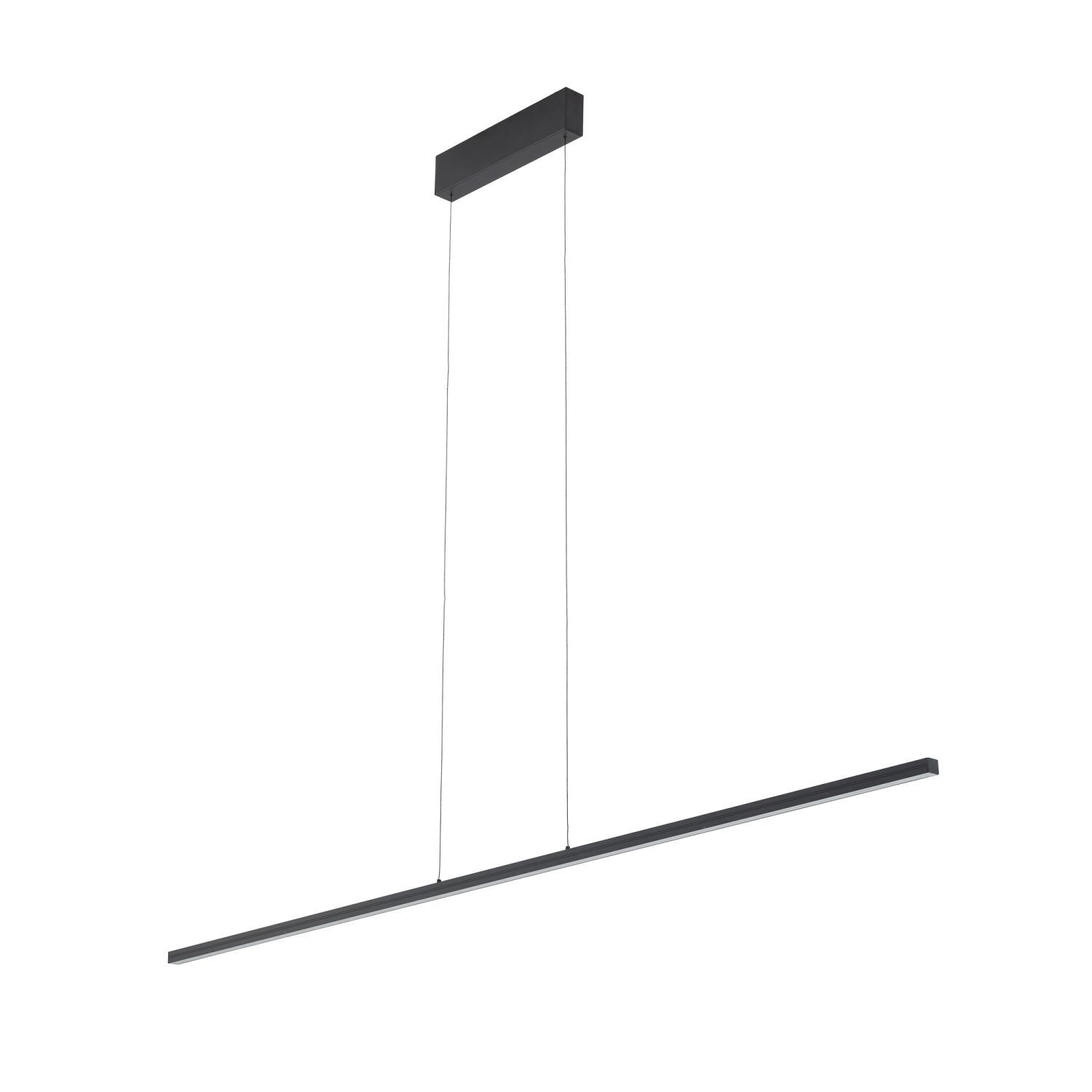 Lampe à suspendre LED Noir 3000 K 1000 lm L : 120 cm long