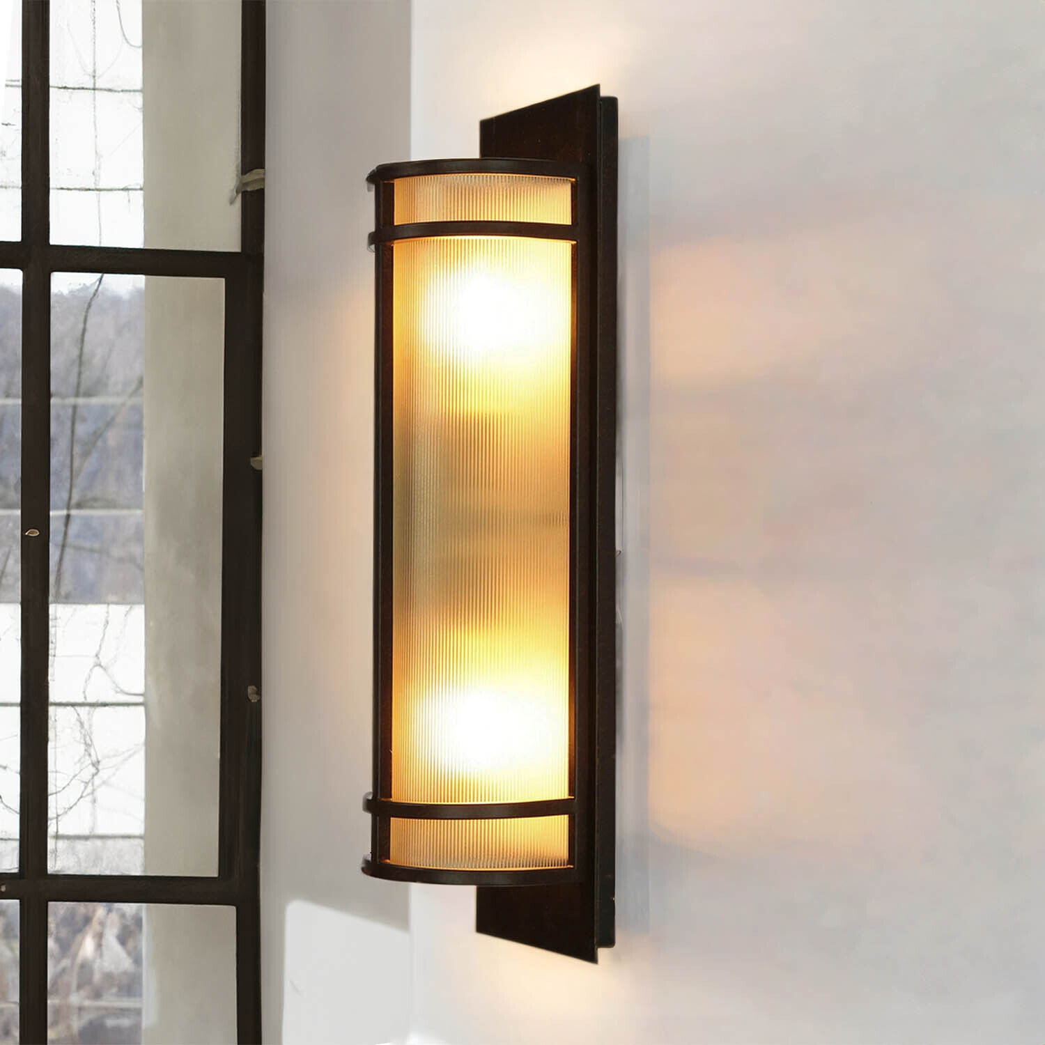 Applique murale SHOJI Bronze Lampe vintage couloir couloir