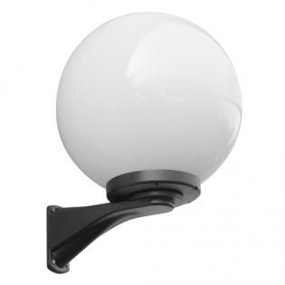 Lampe d'extérieur Boule Abat-jour Noir Blanc IP43 E27