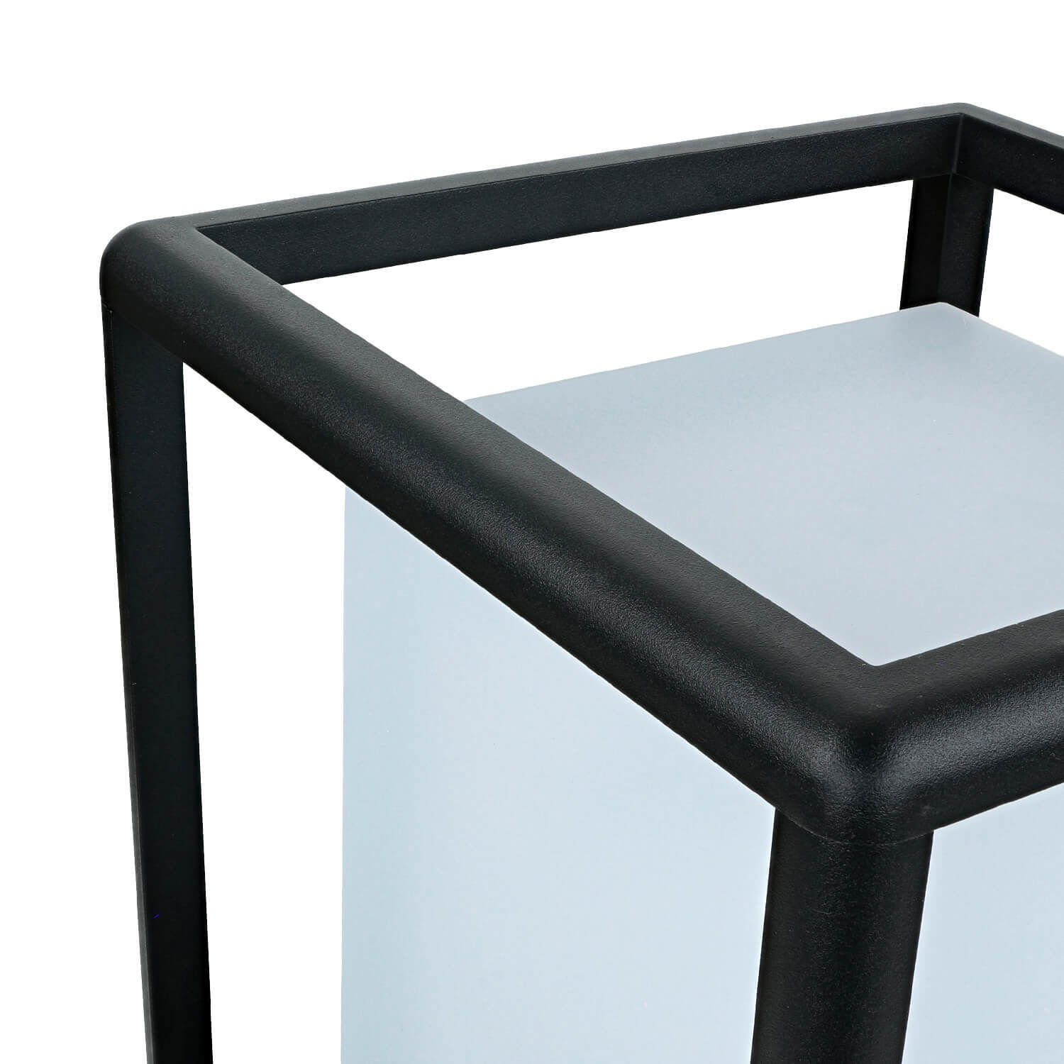 Luminaire de socle aluminium E27 IP65 25,5 cm graphite carré Moebel, Lampe