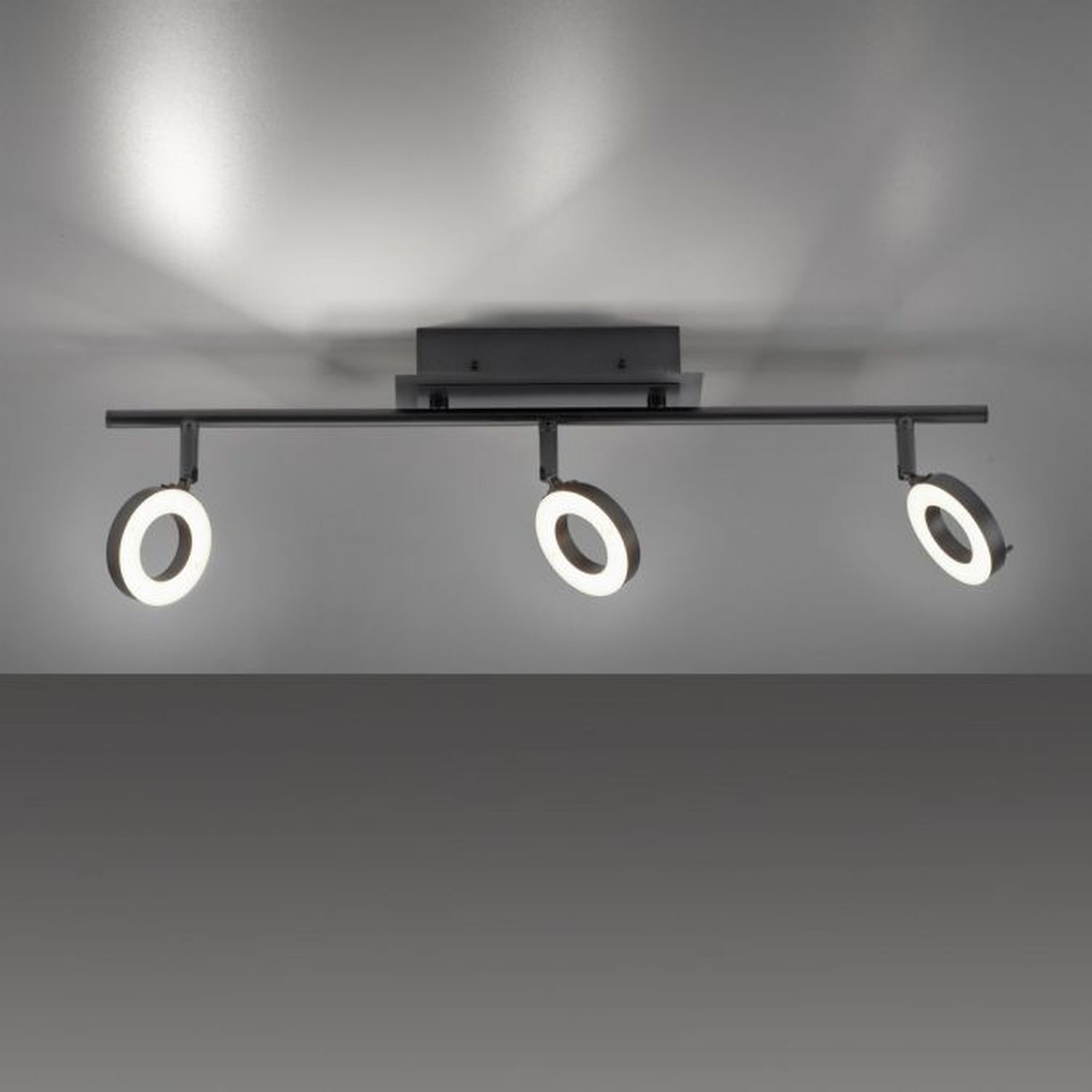 Flexibler LED Deckenspot Anthrazit IP44 67 cm blendarm Beleuchtung, Regal