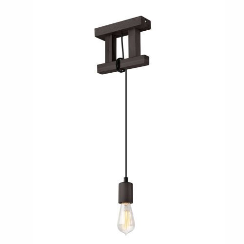 Lampe à suspendre polyvalente AMIDA Marron Table à manger