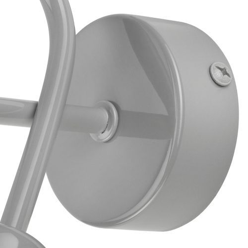 Applique moderne Gris Métal MADALYNN Lampe