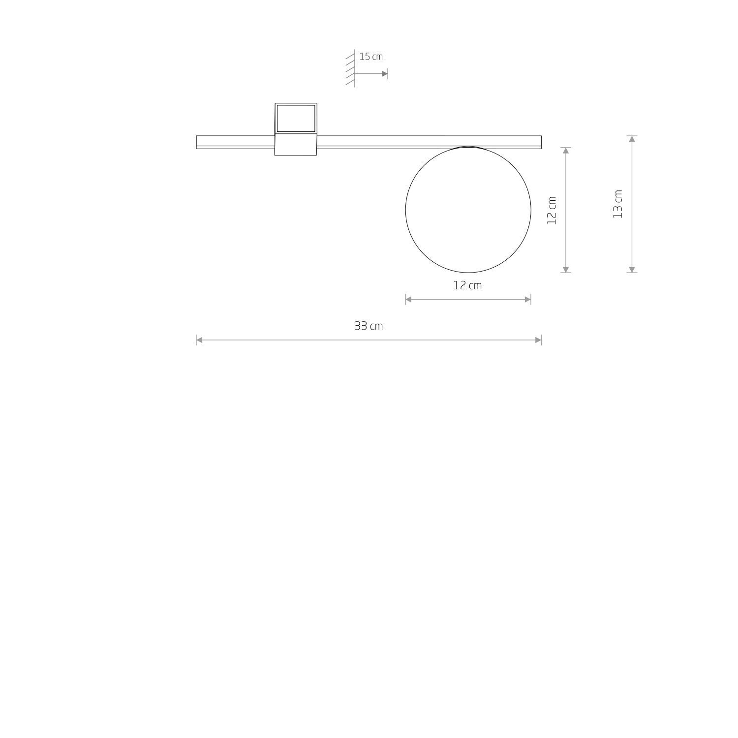 Plafonnier G9 Noir Blanc Verre Aluminium Moderne