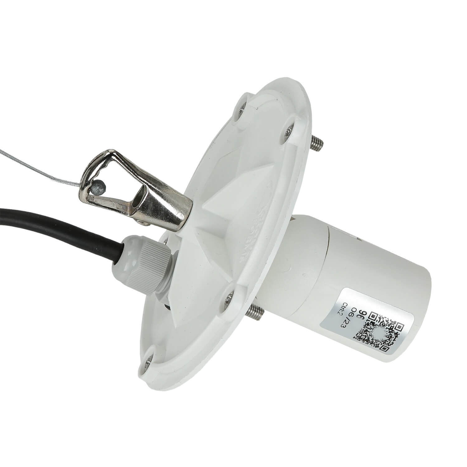 Grande lampe à suspendre pour l'extérieur en blanc Ø60cm