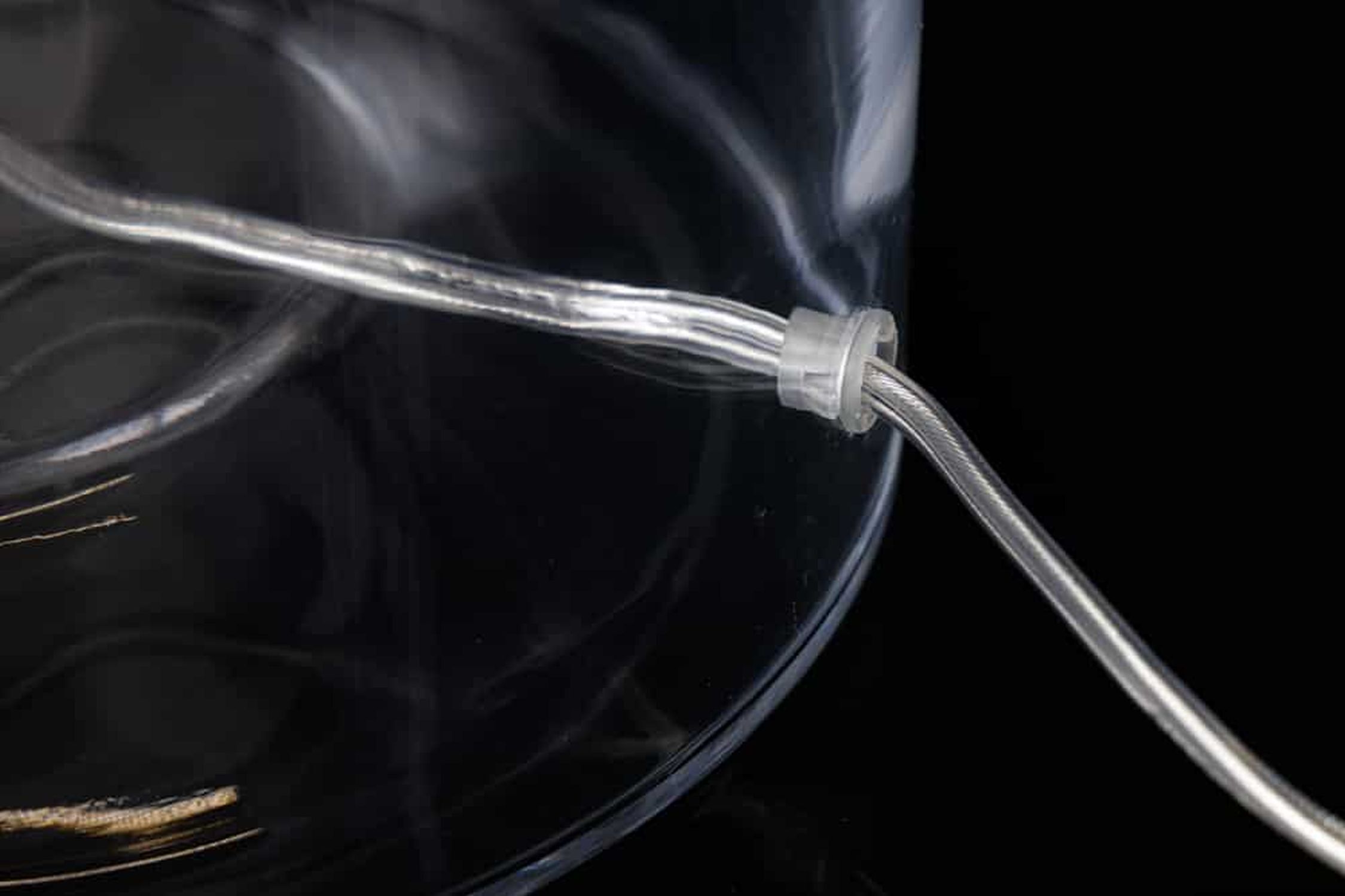 Elégante lampe de table AQUAMENTI Bleu Blanc Verre Tissu Elégante lampe de table AQUAMENTI Bleu Blanc Verre Tissu