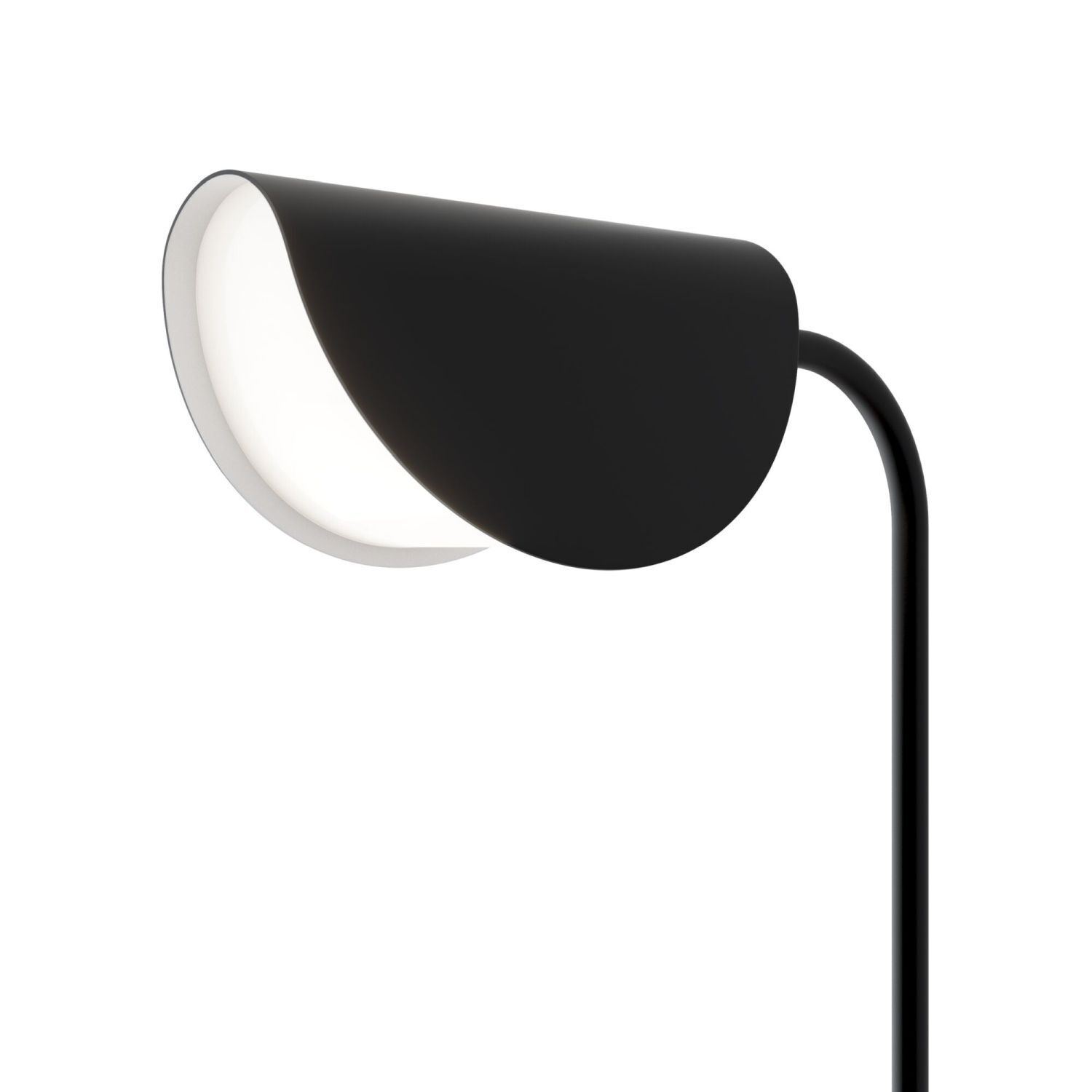 Lampadaire métal G9 140 cm noir Moderne NINA