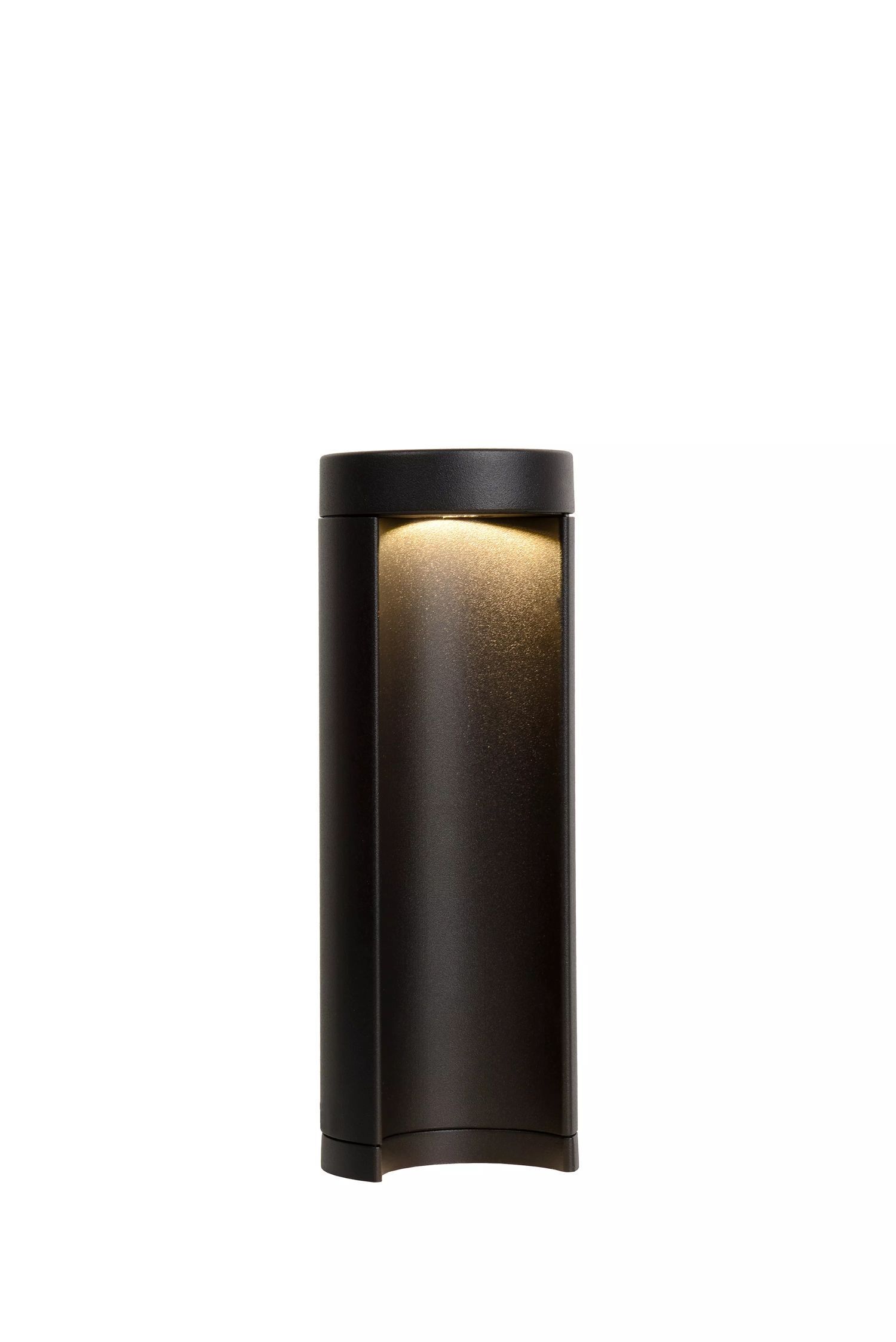 Lampe d'allée LED aluminium noir 25 cm IP54 3000 K