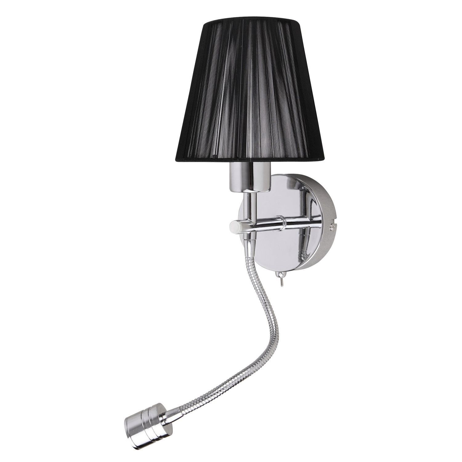 Lampe de lecture moderne en noir