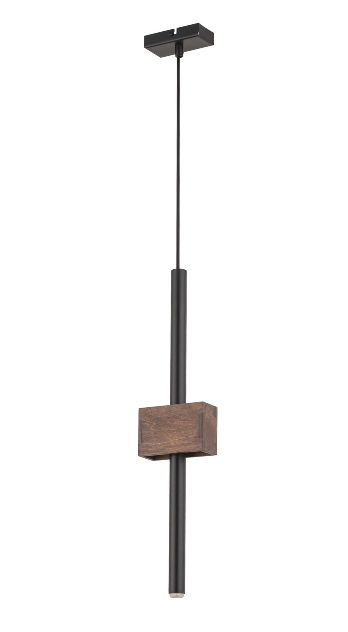 Suspension moderne métal bois noir G9 confortable