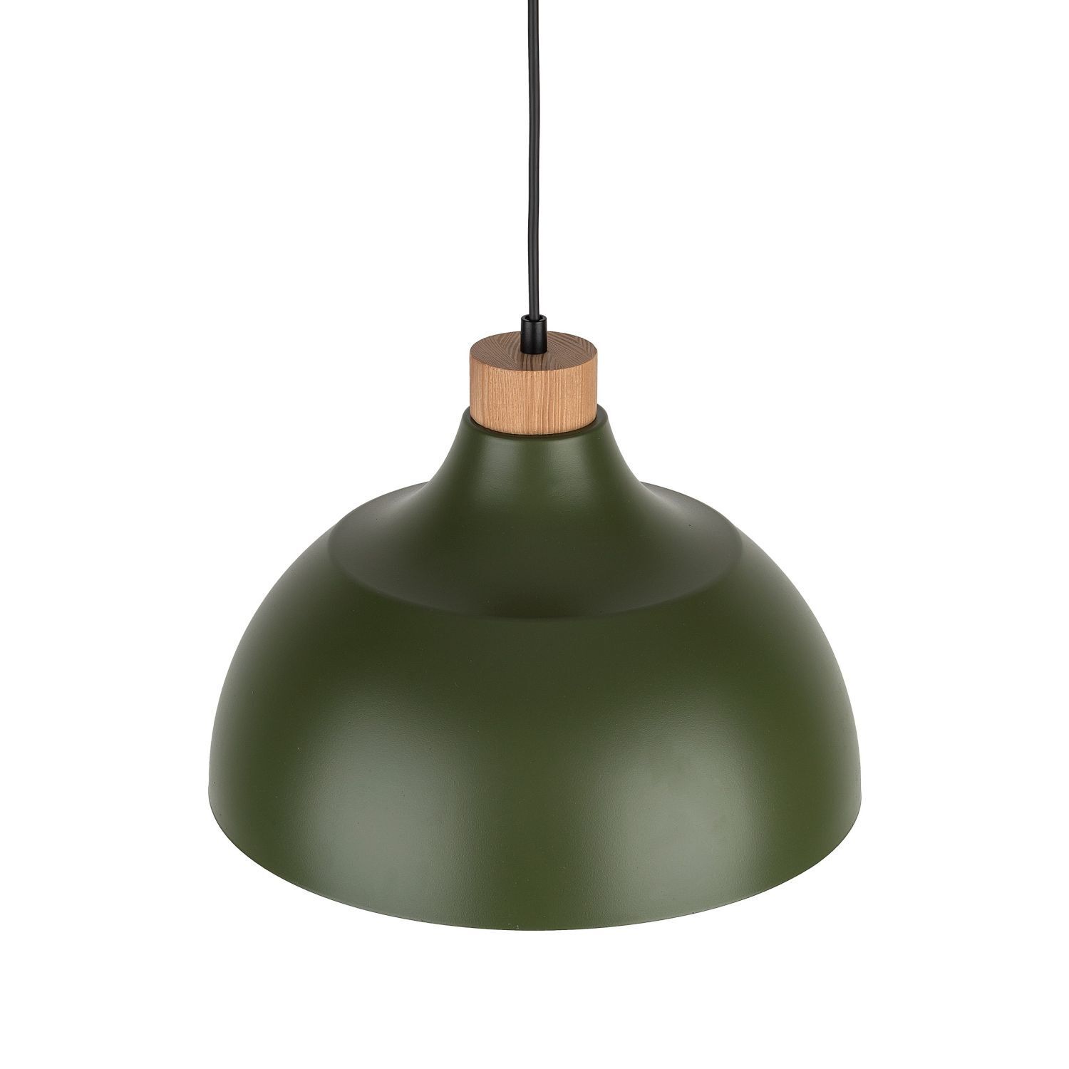 Suspension Métal Vert Rétro Ø 34 cm réglable E27