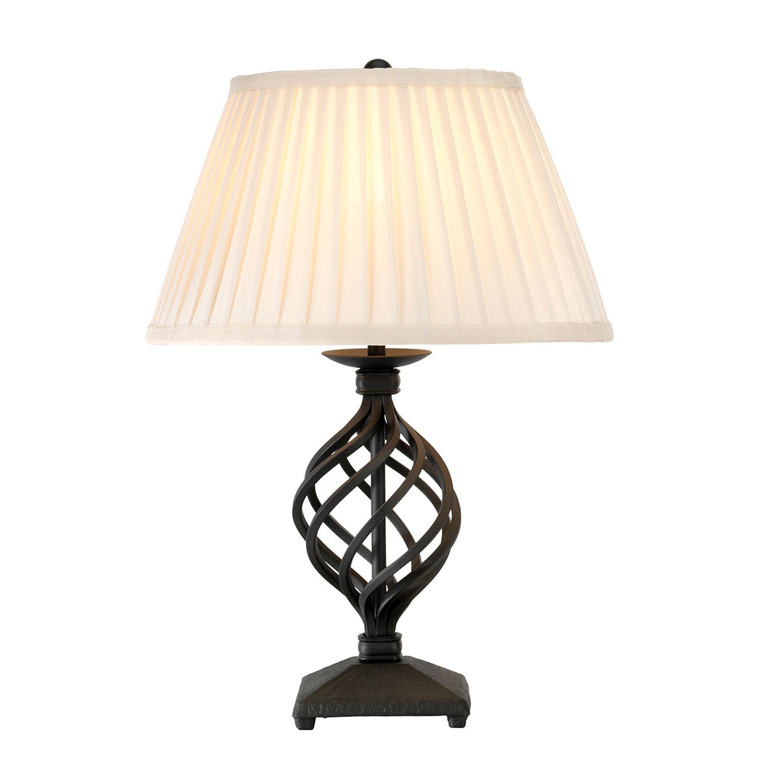 Lampe de chevet CAMELOT 29cm Rustique élégante