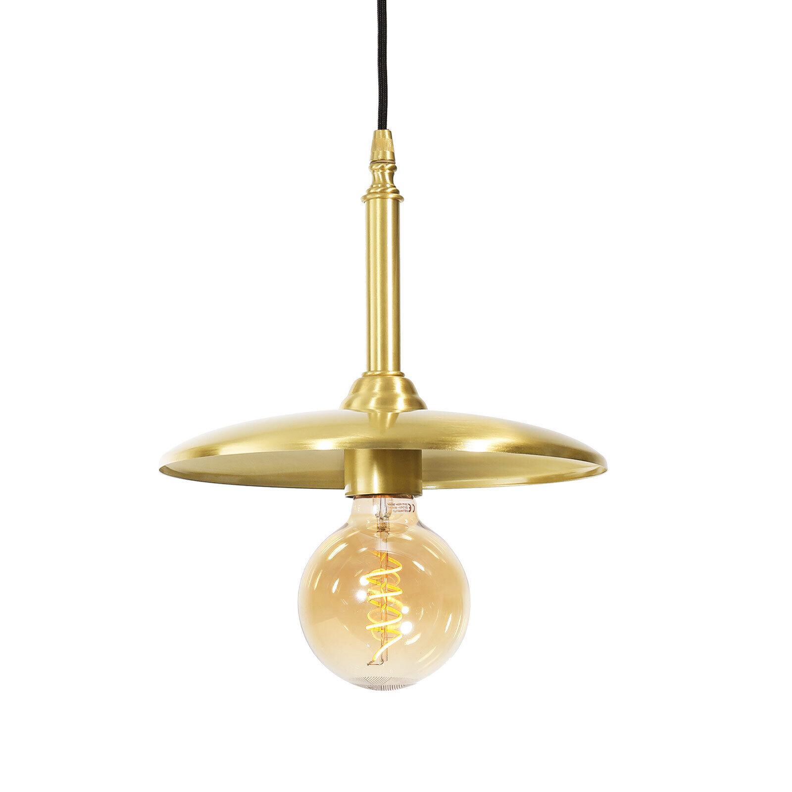 Hängelampe 3-flammig in Bronze hell E27 Messing massiv Leuchte, Kronleuchter, Lampe, Licht