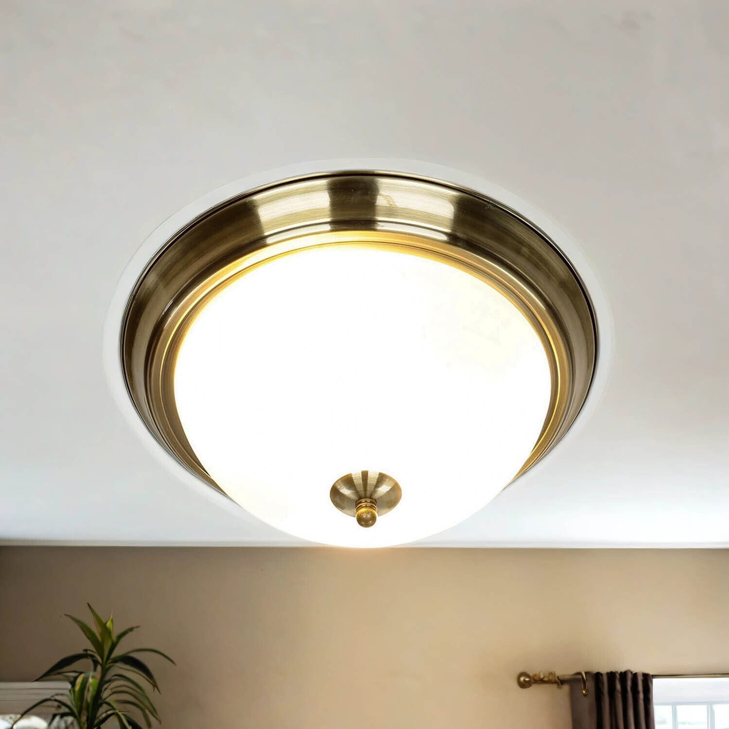 Elégant plafonnier salon Art Nouveau 2xE27 TOP Deckenleuchte, Leuchte