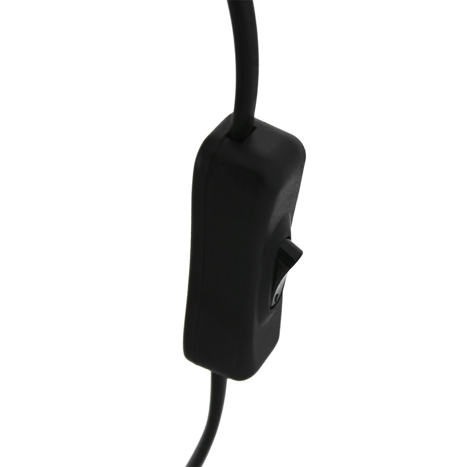Lampe de table Abat-jour en verre Noir Gris Fumé 23 cm élégant