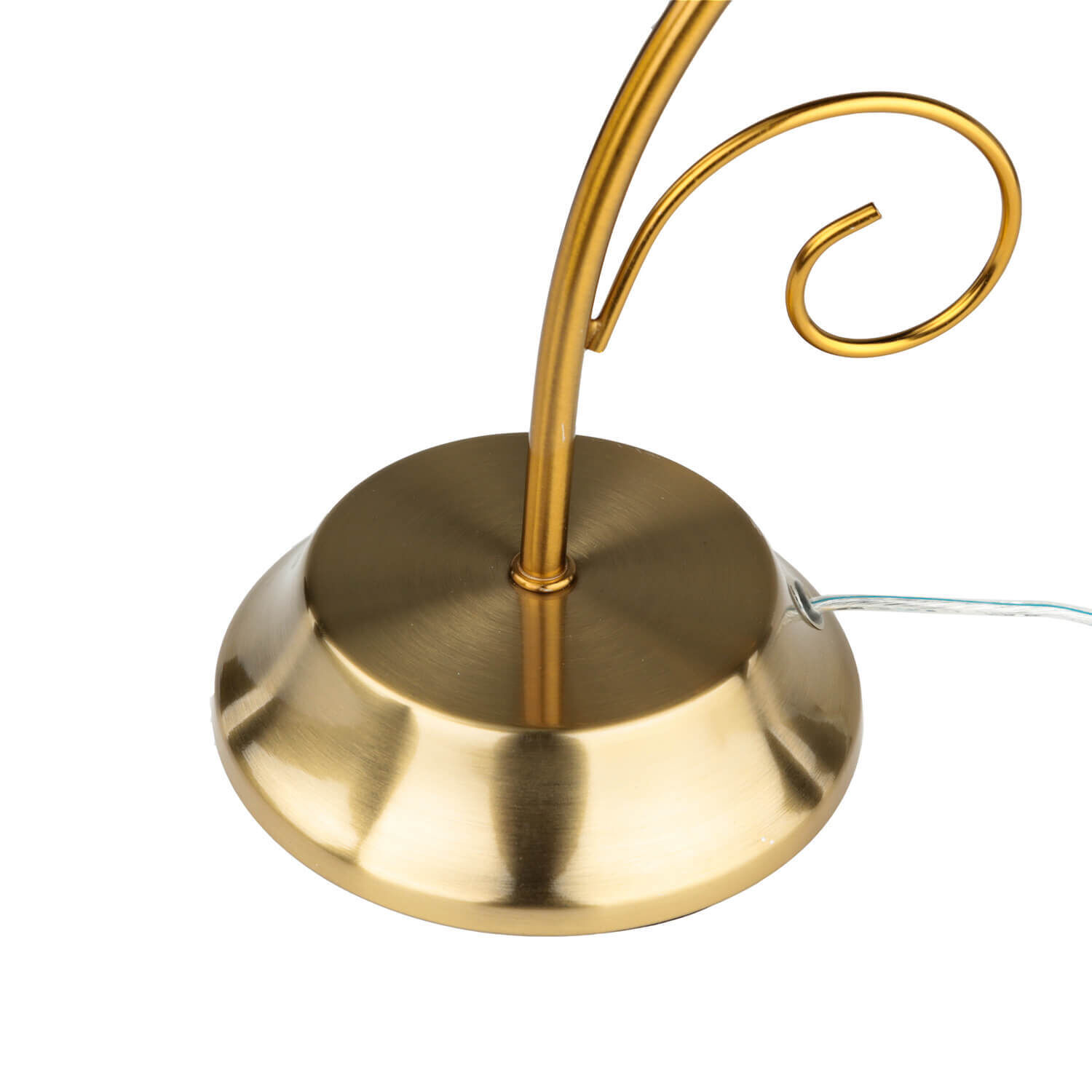 Rustikale Tischlampe Messing Alabaster H:43cm ATHEN Lampe