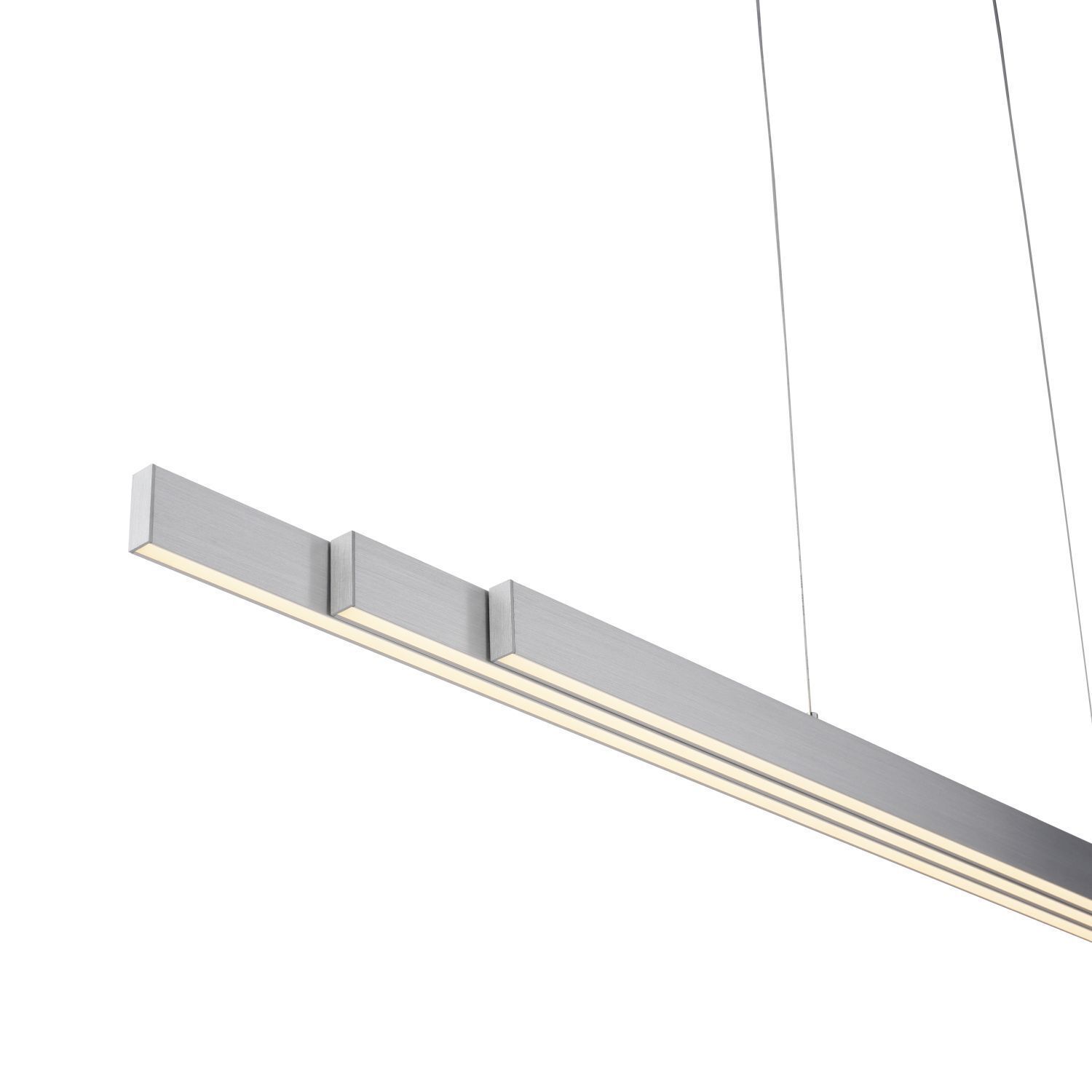 Suspension à LED en aluminium 13 W 165 cm allongée