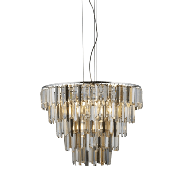 Kronleuchter, Kristall, Pendellicht, Metallisch, Beleuchtung