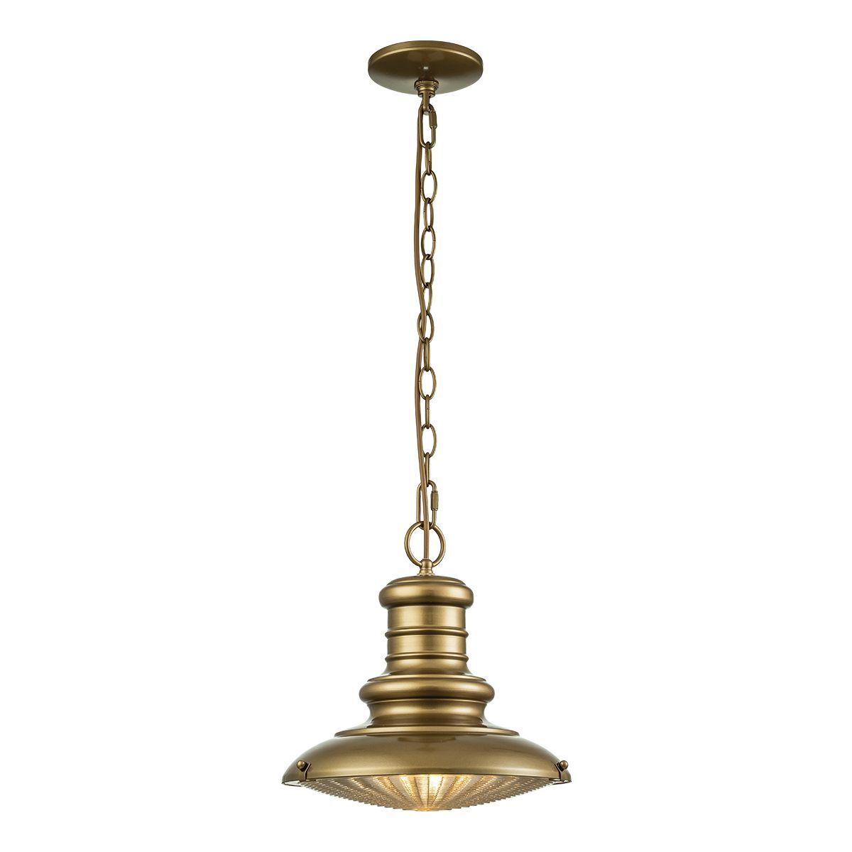 Lampe d'extérieur IP44 D : 30,5 cm E27 en laiton antique vintage Bronze, Leuchte, Deckenleuchte