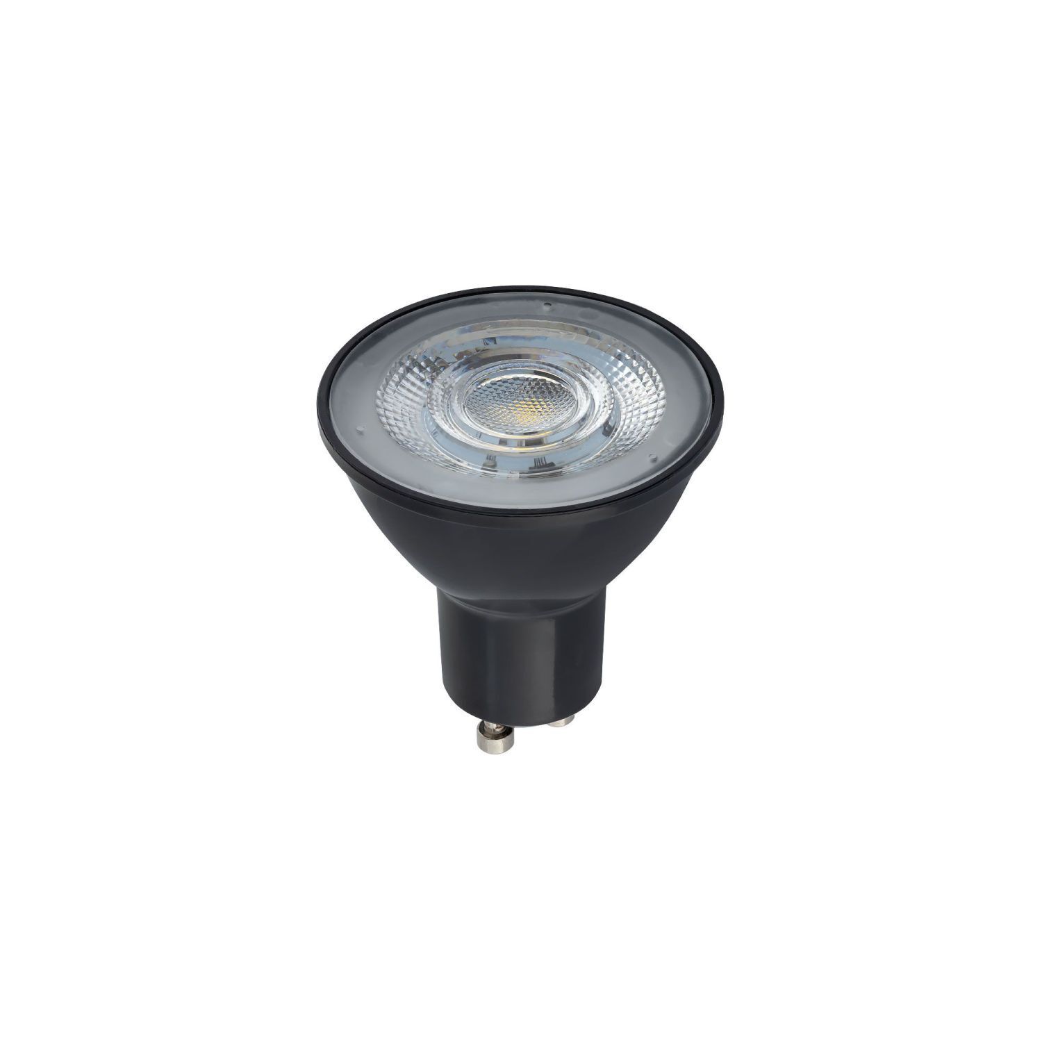 LED-Spot, Spotlight, Kugelaufsatz, Schwarz, E27